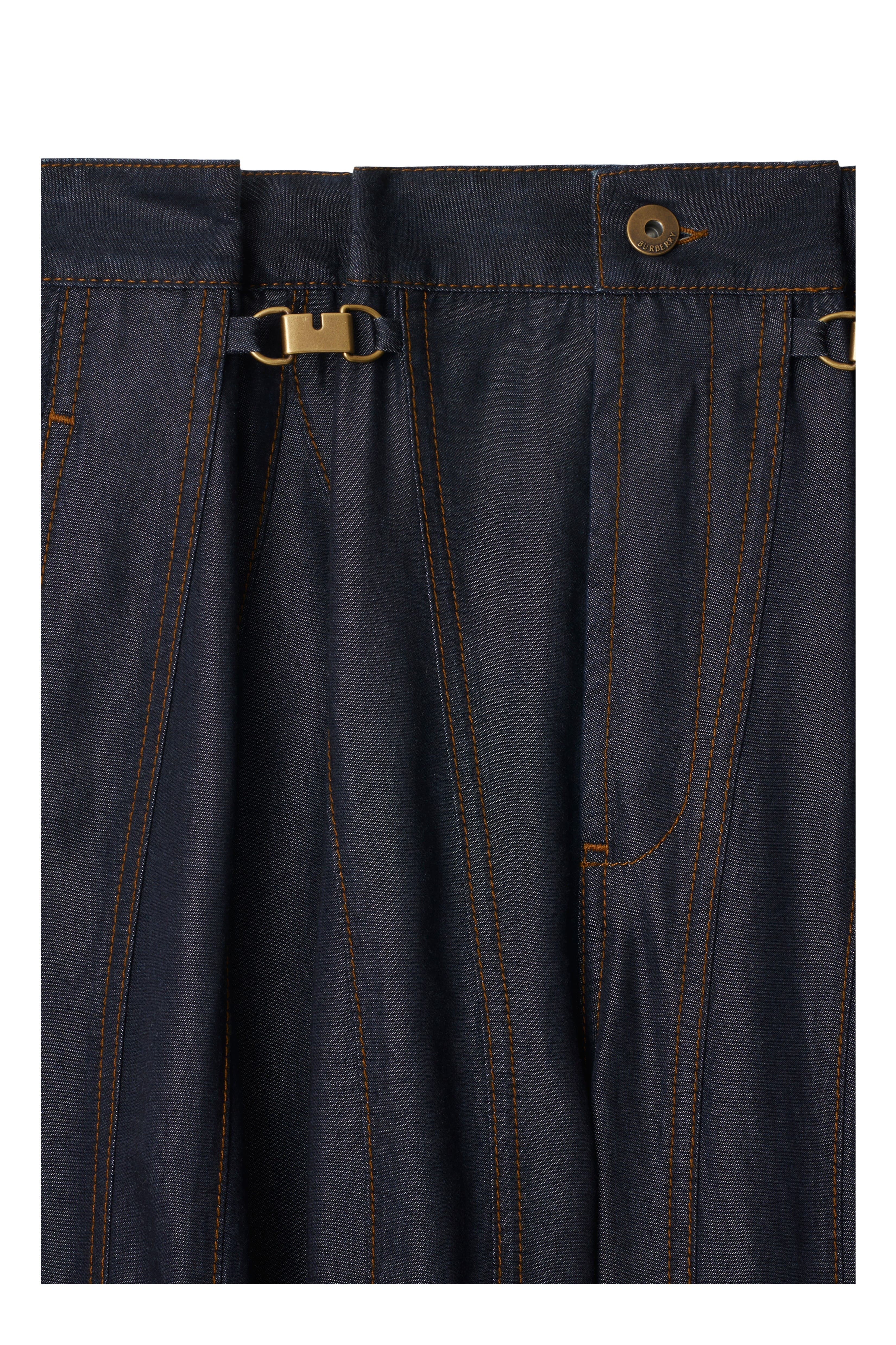 burberry Panelled Denim Trousers in Indigo at Nordstrom - 6