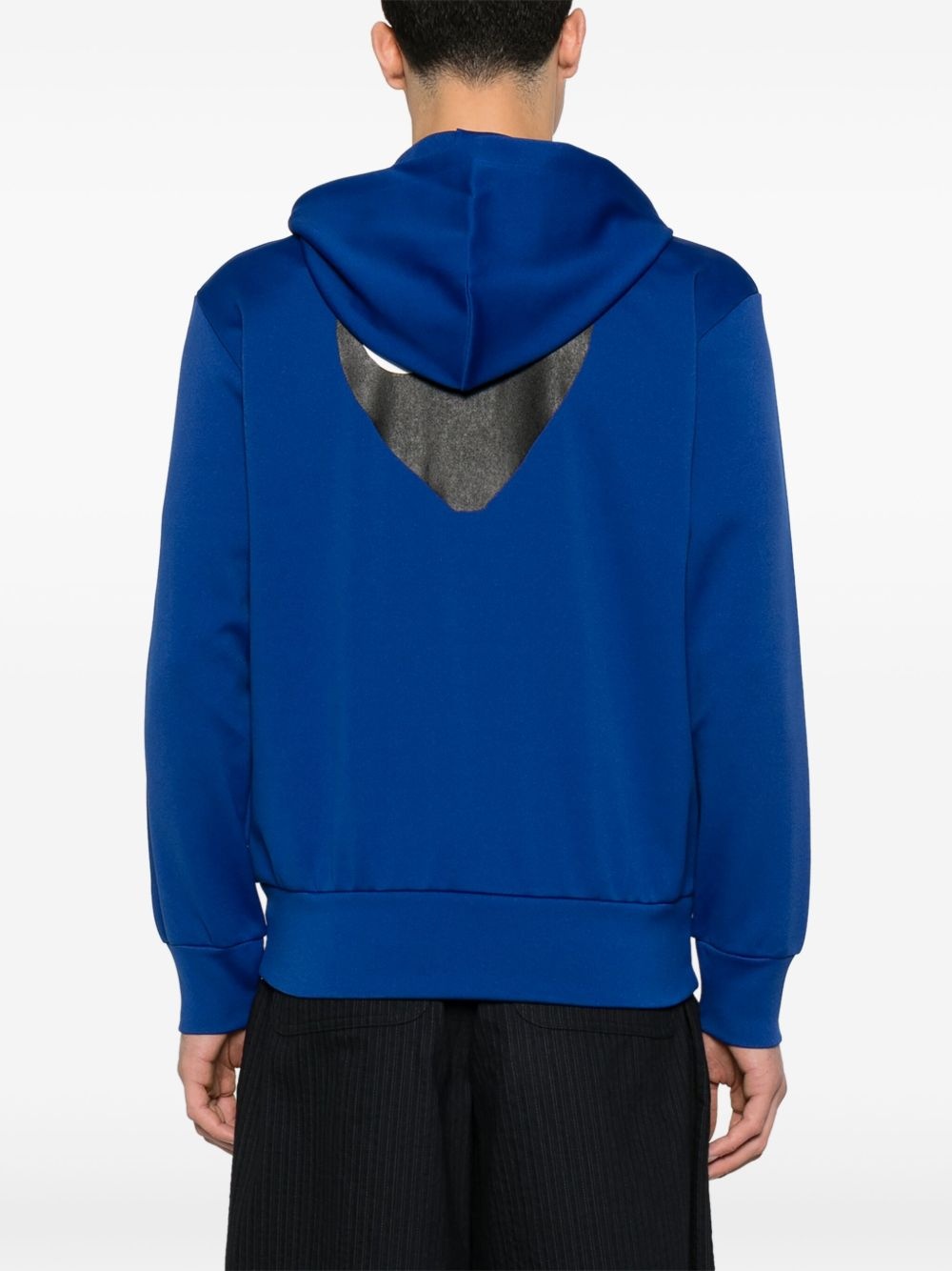 heart-emblem zip-up hoodie - 4