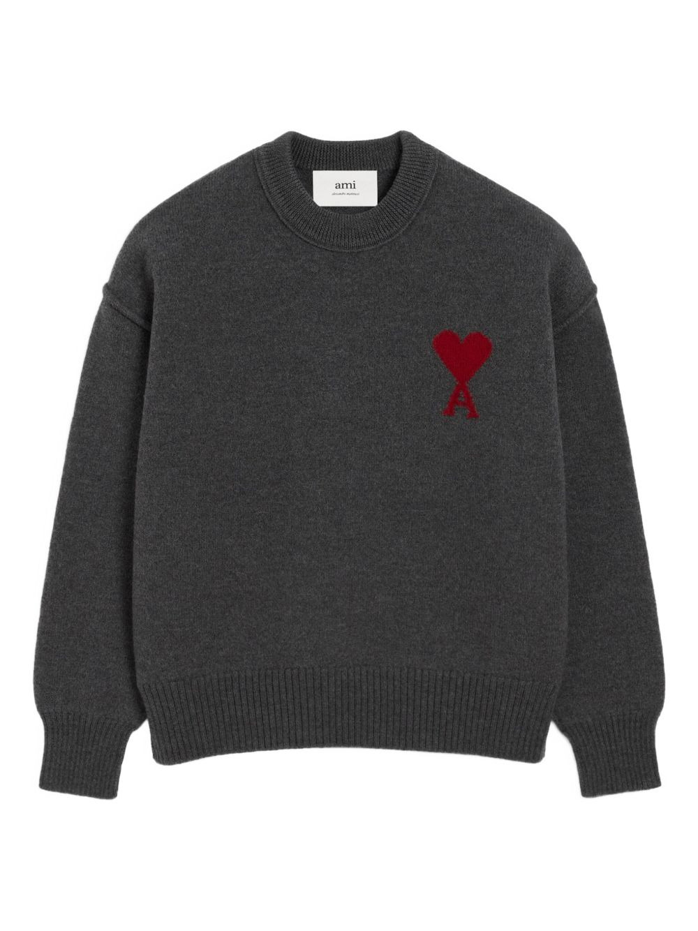 Ami Heart intarsia sweater - 1