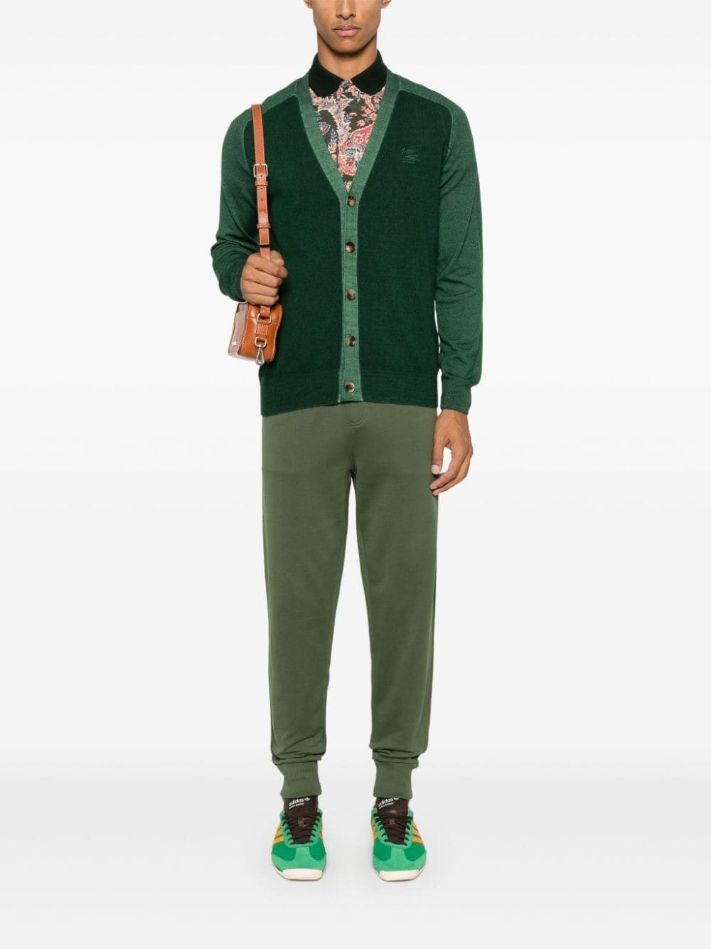 Pegaso-motif track pants - 2