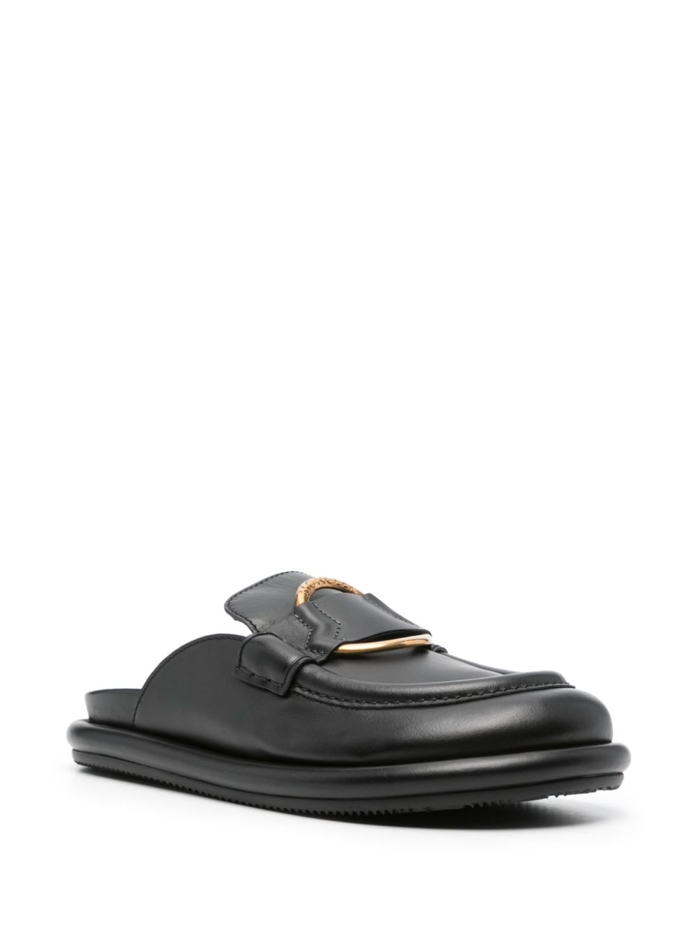 Bell leather mules - 2