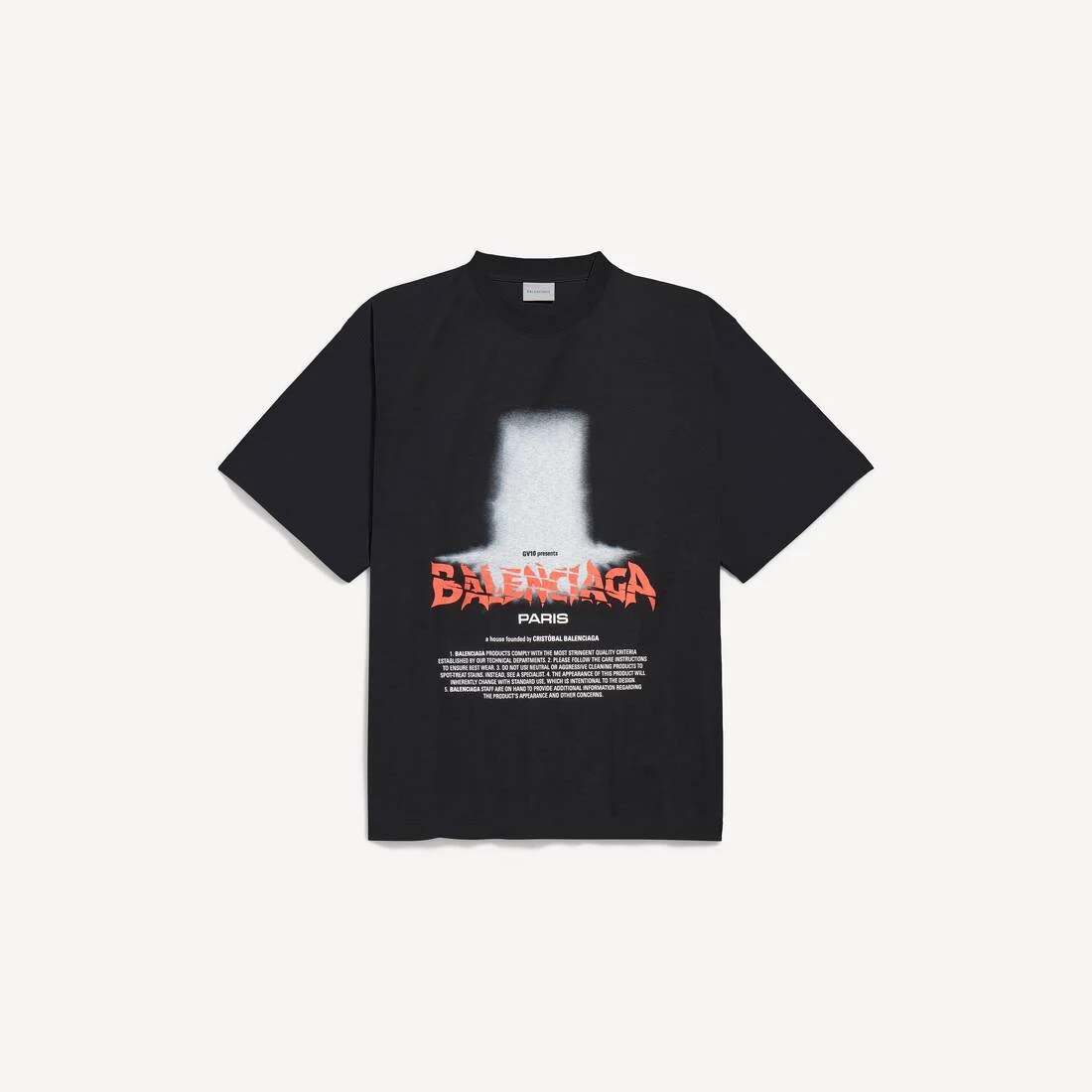 Men's The Door Oversized T-shirt in Black - 1