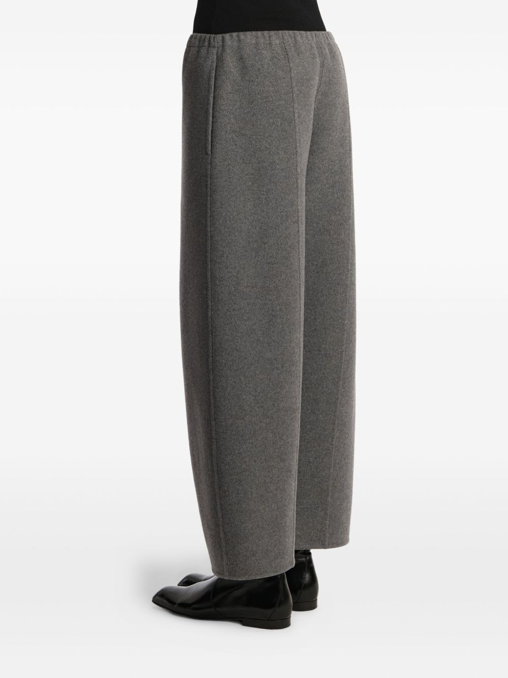 elastic-waist panelled trousers - 3