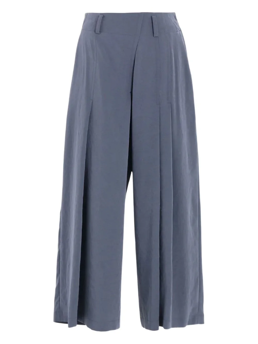 pleated wide-leg trousers - 1