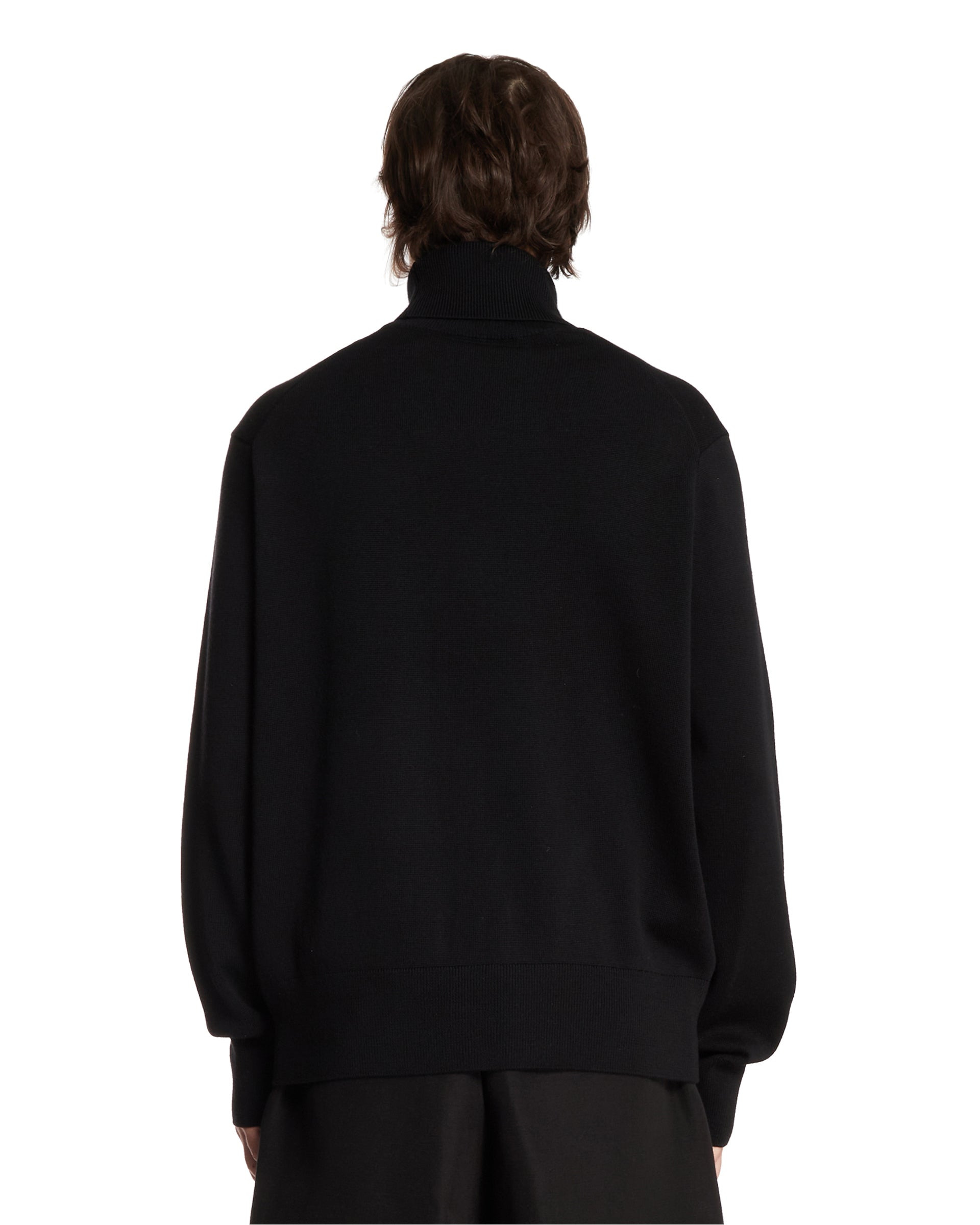 Black Ami de Coeur Turtleneck Sweater - 3