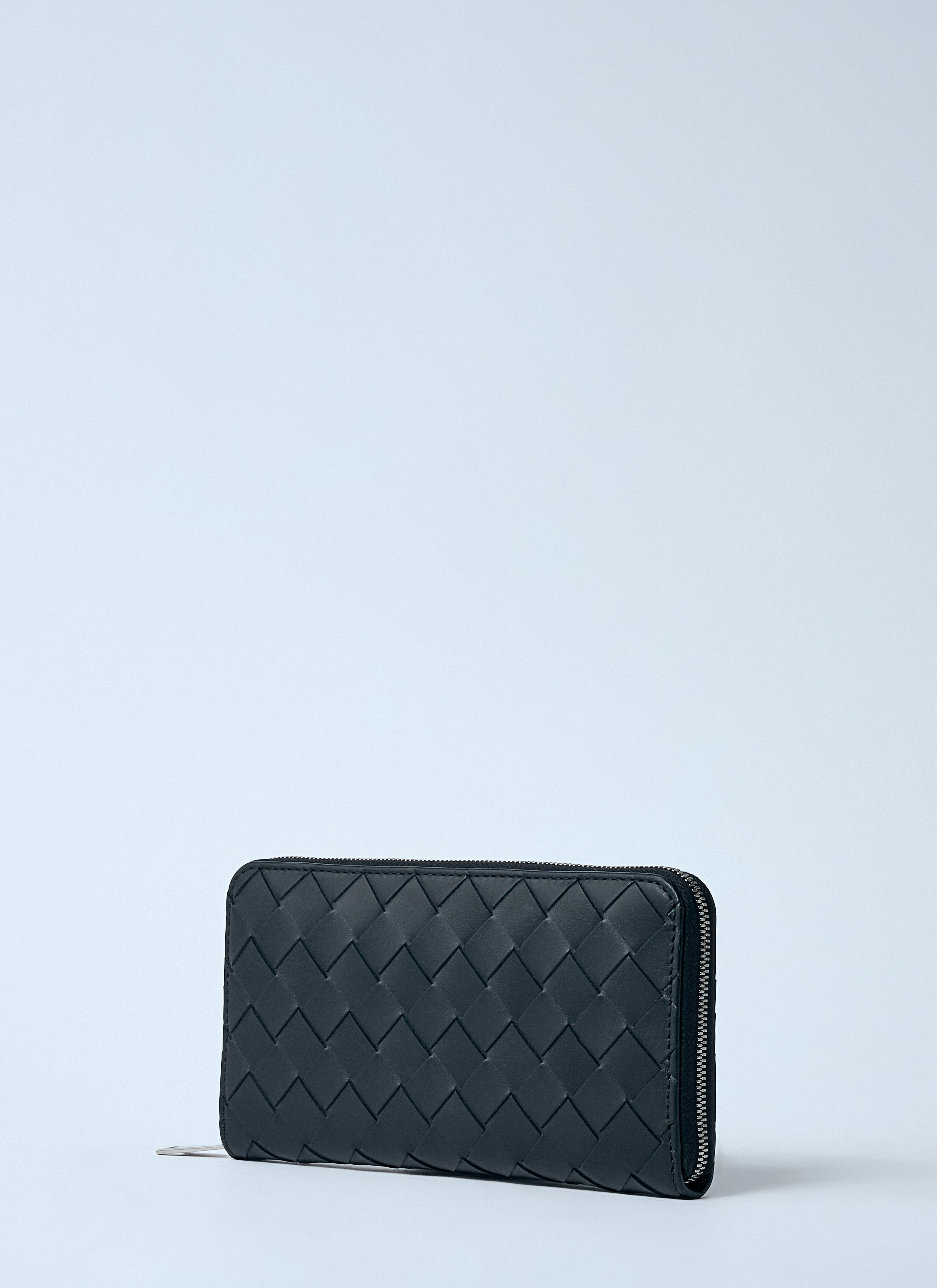 Intrecciato Leather Zip-Around Wallet - 2
