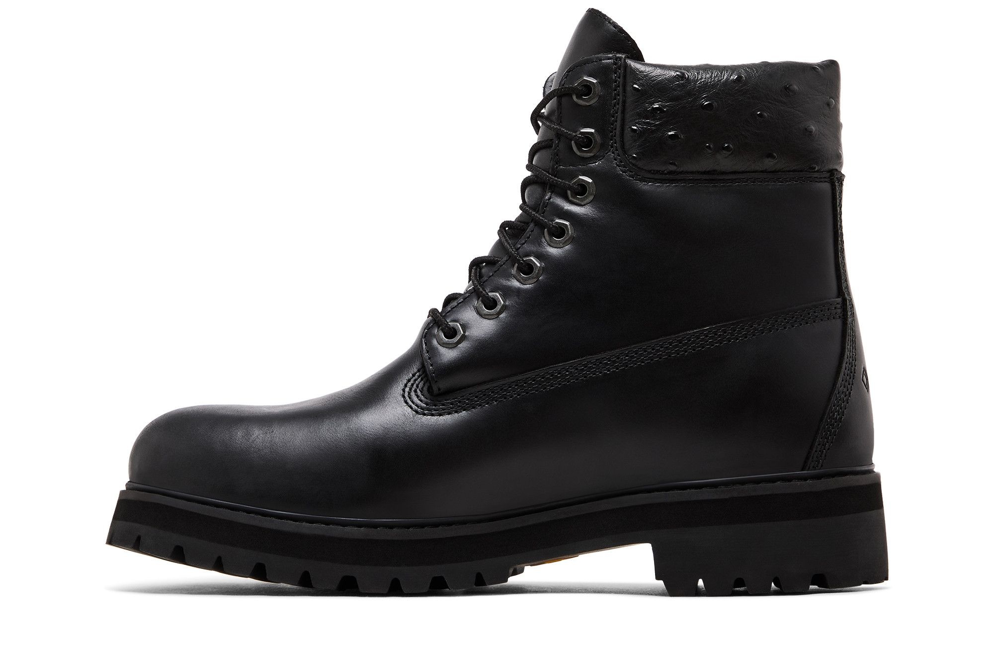 6 Inch Premium Stack Boot 'Black' - 3