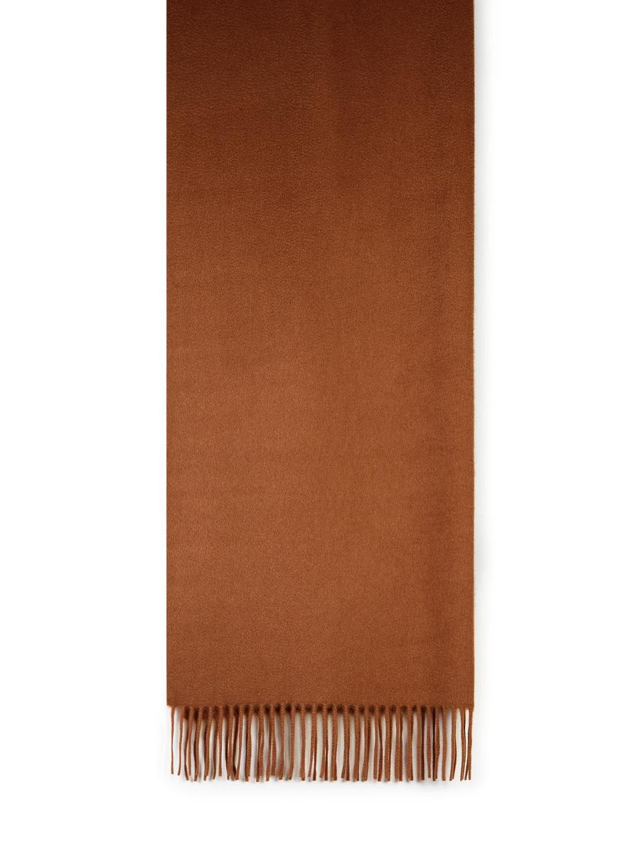 Max Mara MAX MARA 'KISSES' LIGHT BROWN CHASMERE SCARF - 2