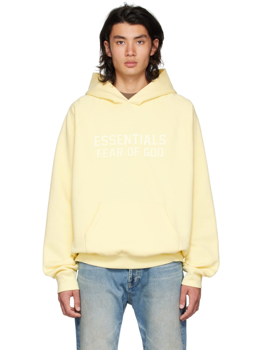 Yellow Raglan Hoodie - 1