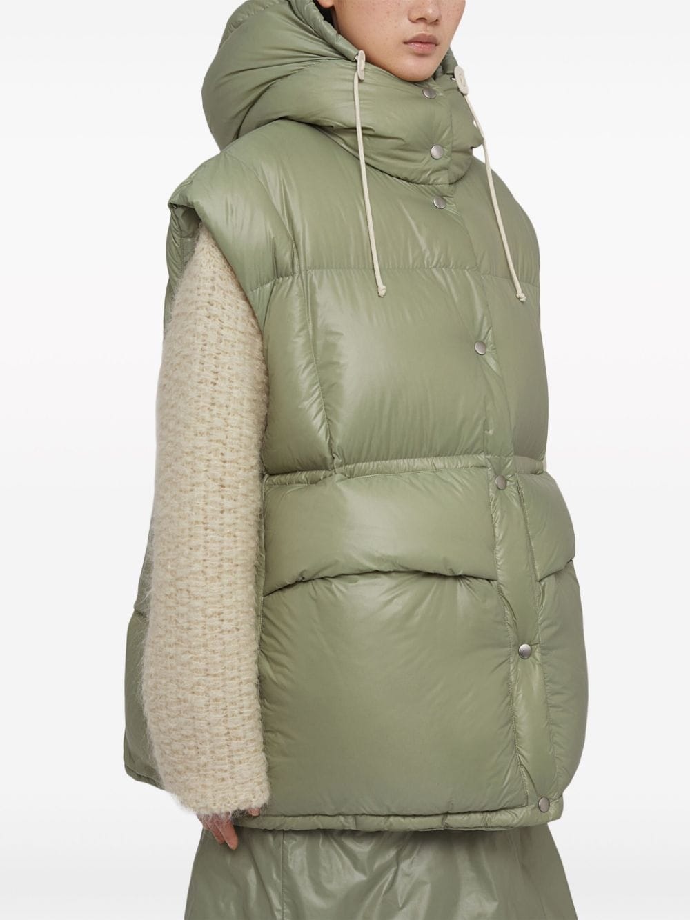 quilted down gilet - 4