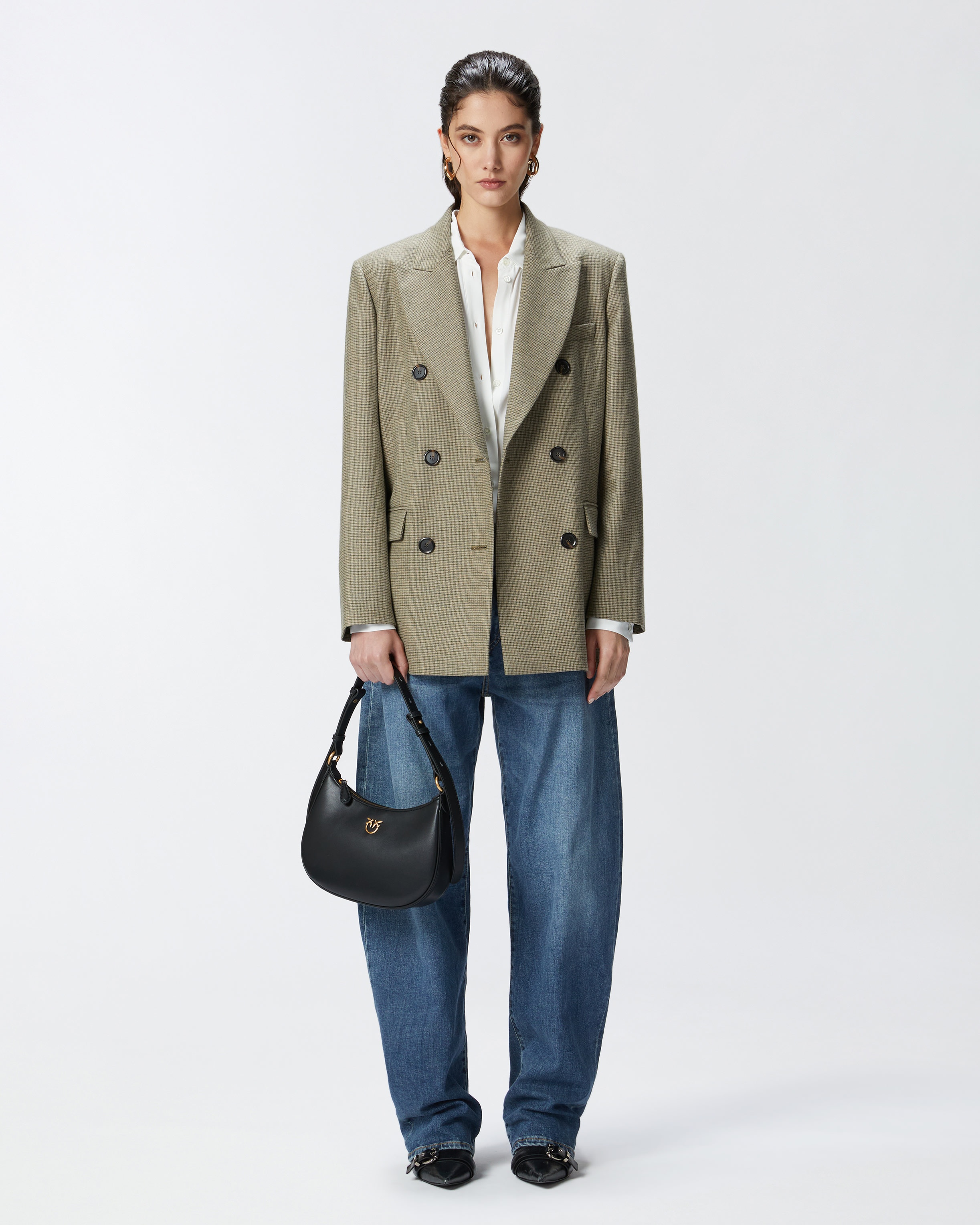 SHIRT IN SILK-BLEND CREPE DE CHINE - 4