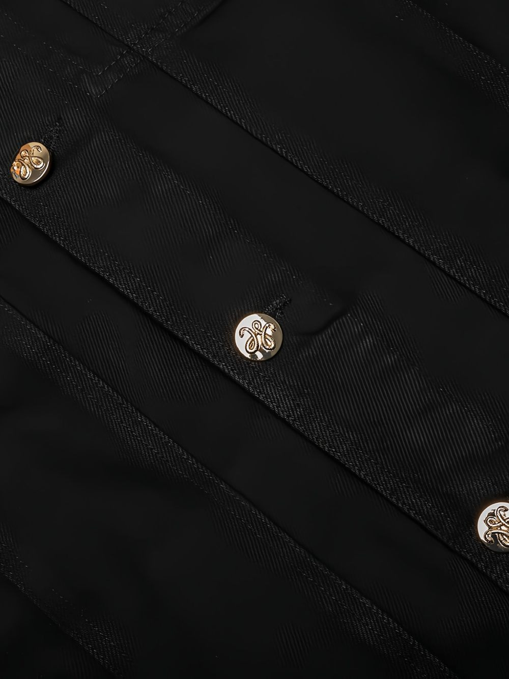 buttoned denim jacket - 5