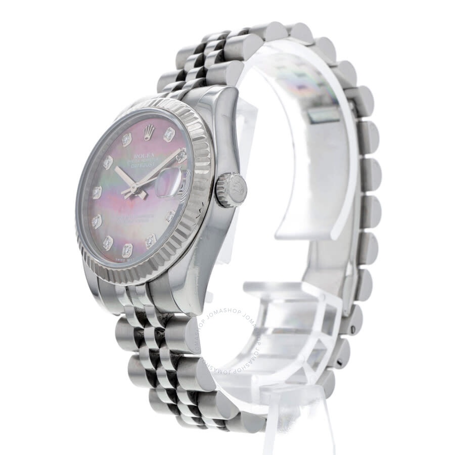 Pre-owned Rolex Datejust Automatic Chronometer Diamond Men's Watch 178274 BKMDJ - 3