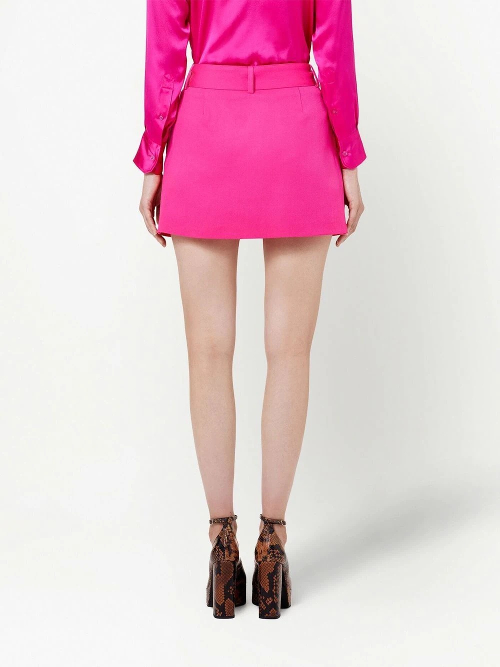 belted midi skirt - 4