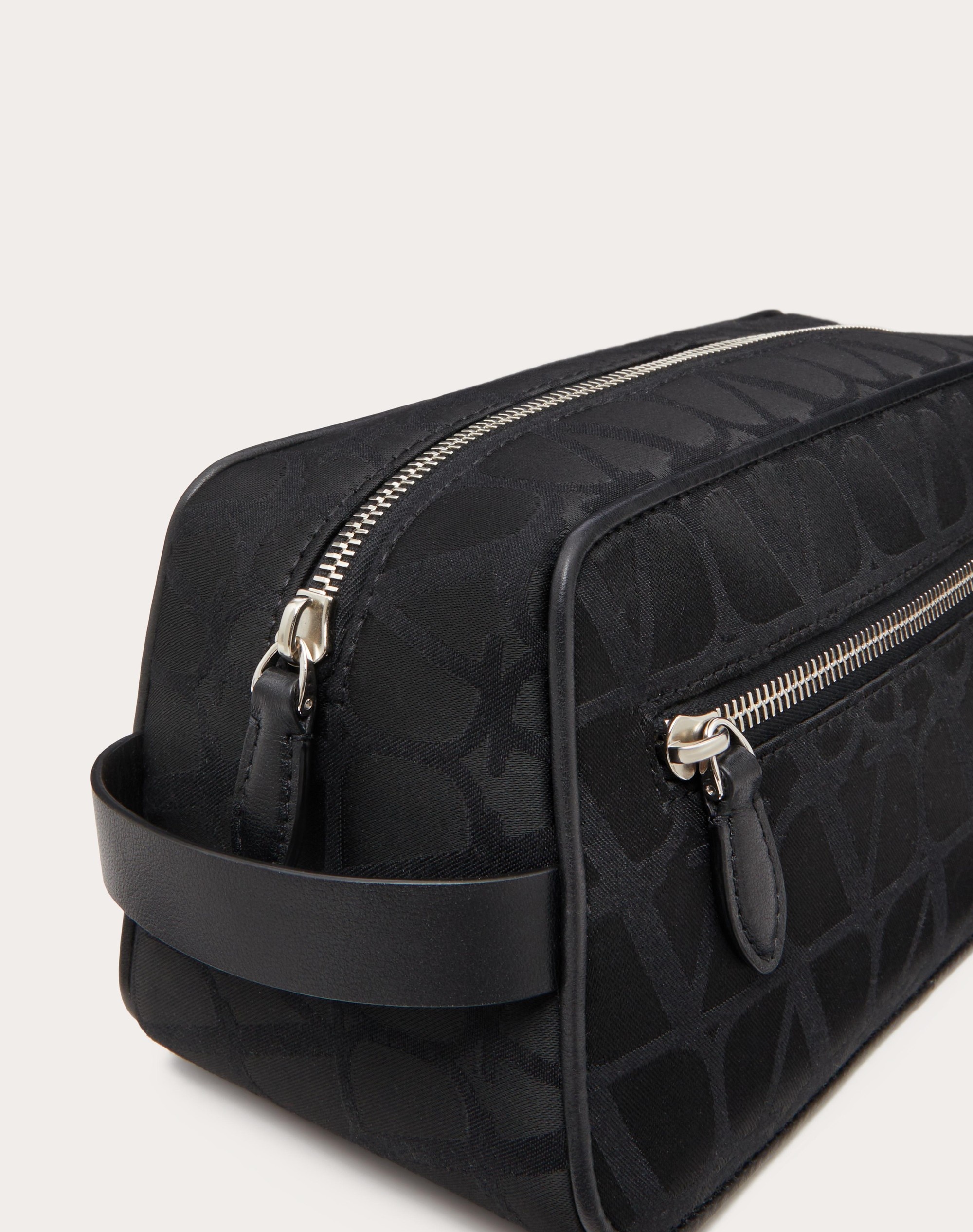 BLACK ICONOGRAPHE WASHBAG IN NYLON - 8