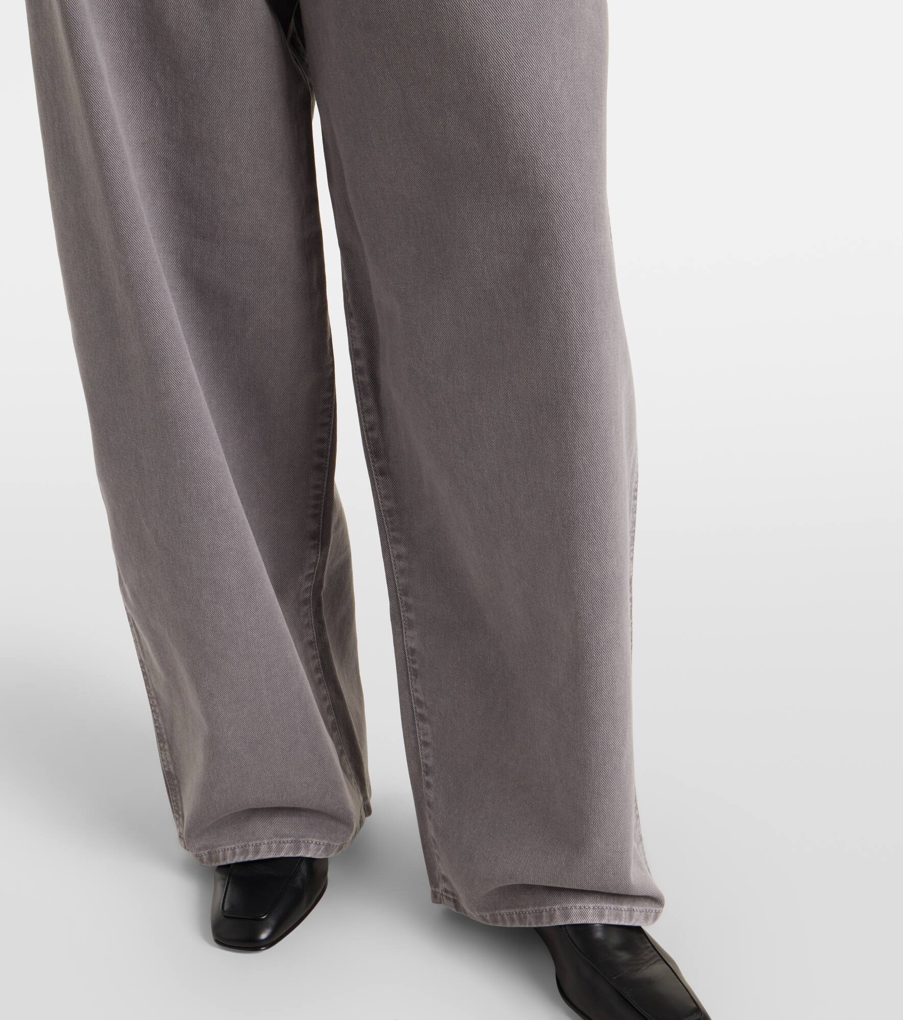 High-rise wide-leg jeans - 5