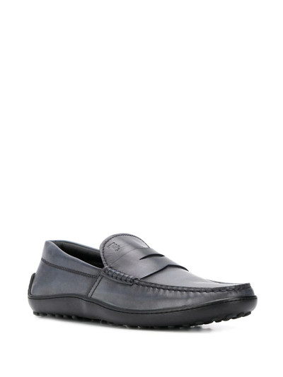 Tod's leather loafers outlook