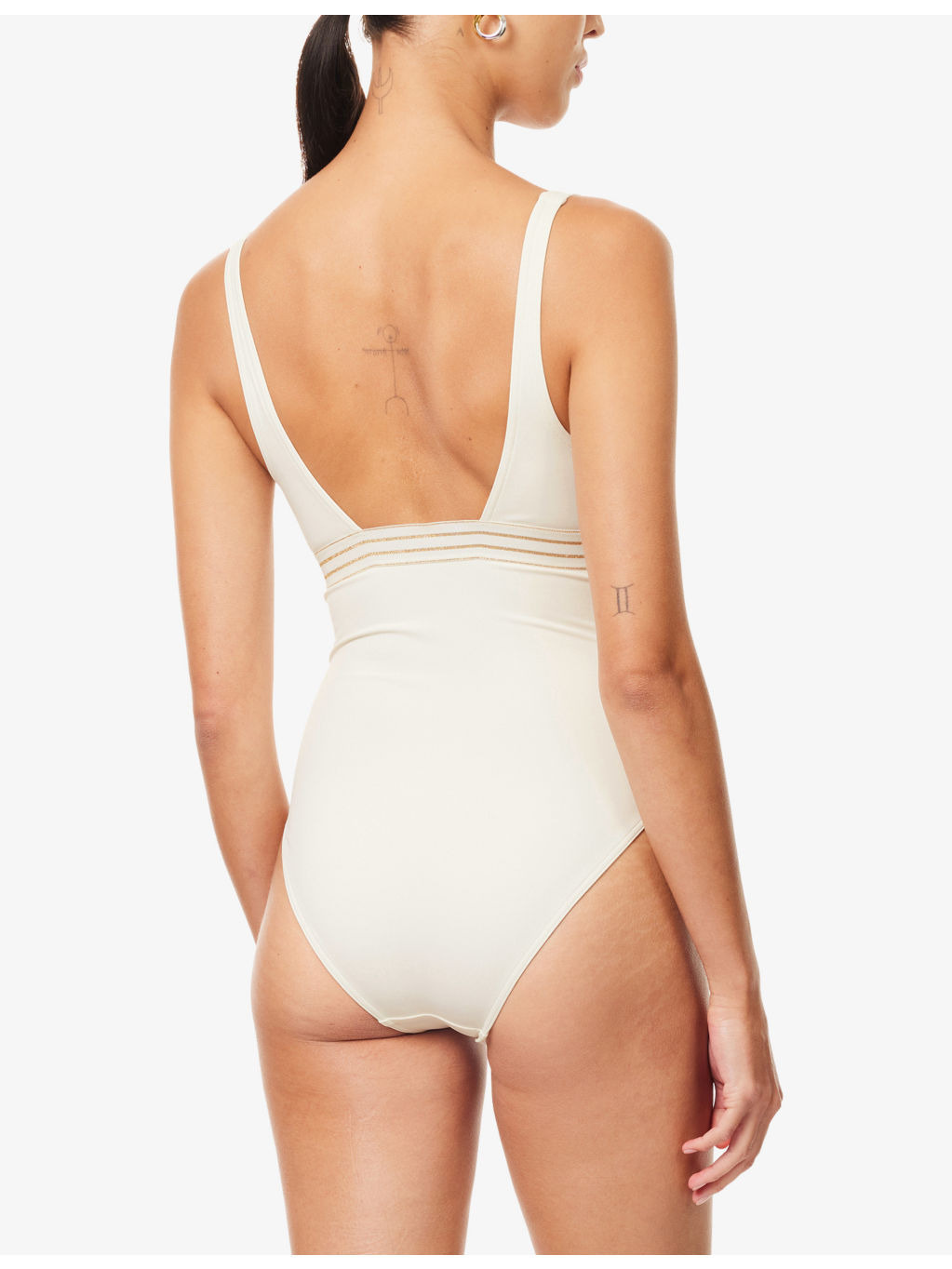 Sillage Plunge-Neckline Swimsuit - 3