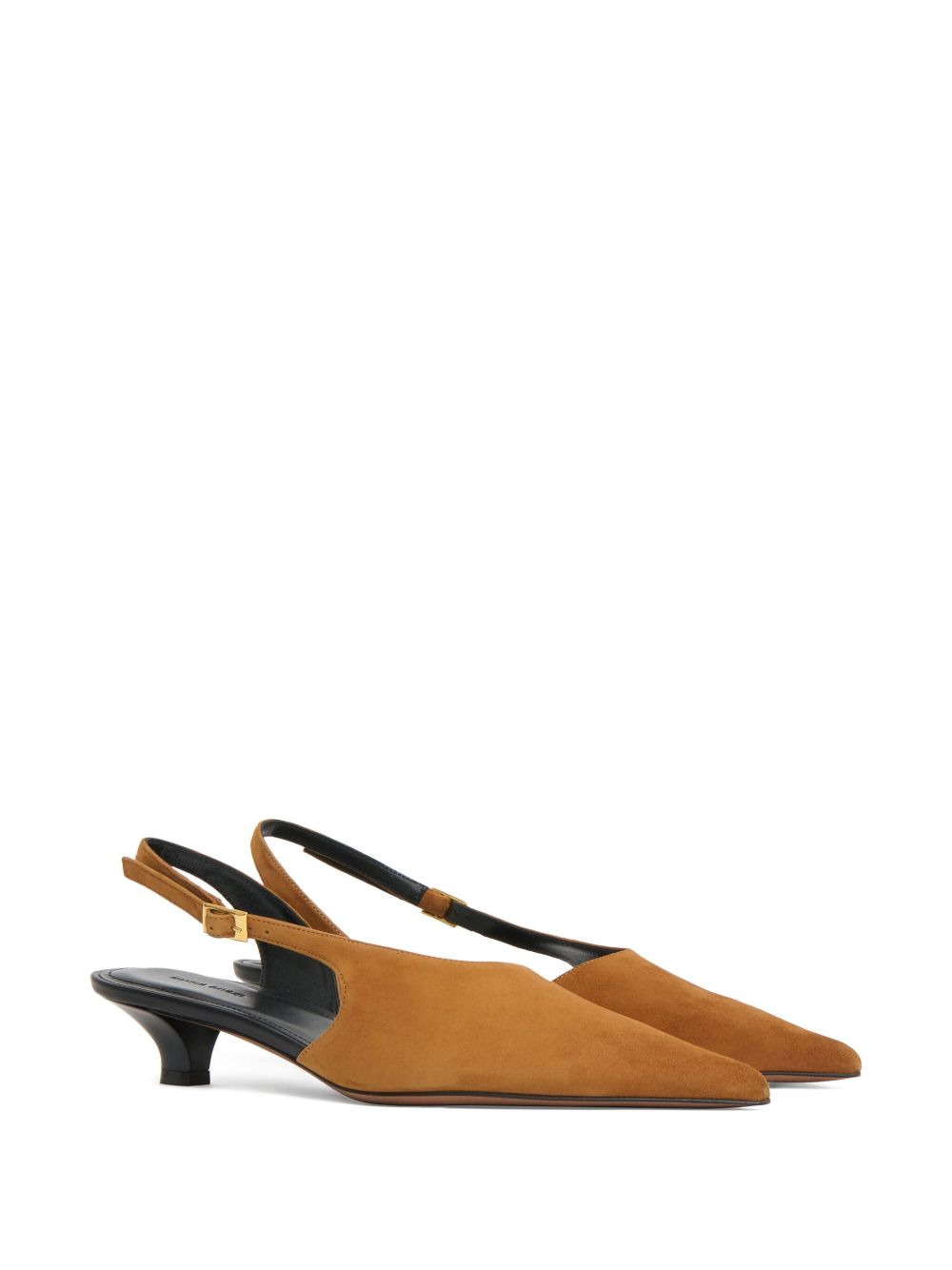 slingback pointed-toe mules - 2