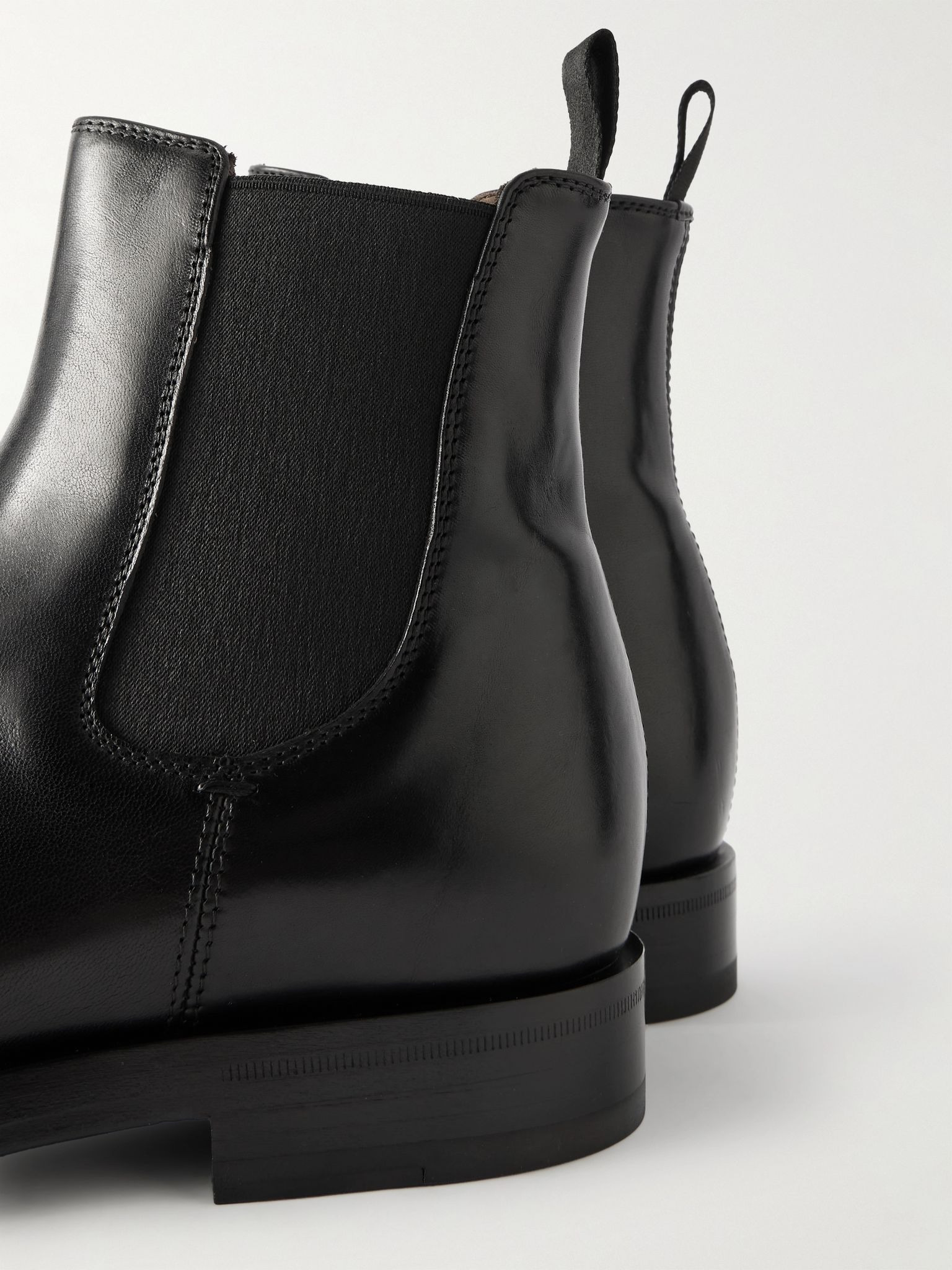 Ortega 003 Leather Chelsea Boots Black - 5