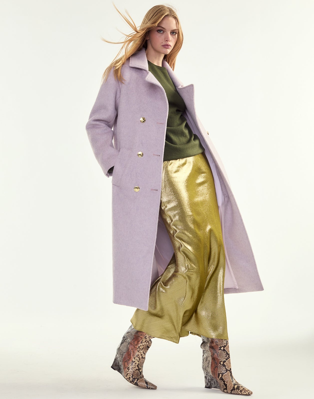 Noa Wool Cocoon Coat - 3