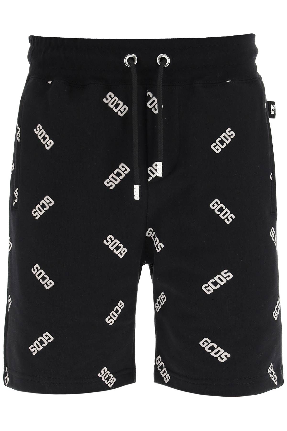 SHORT SWEATPANTS WITH MONOGRAM - 1