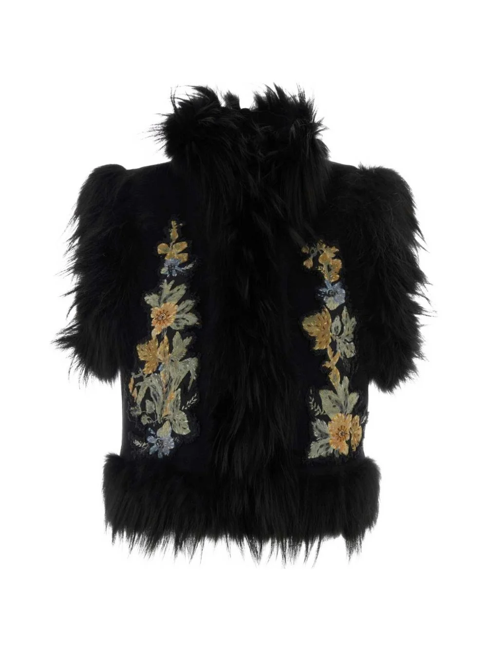 Wool embroidered vest - 1