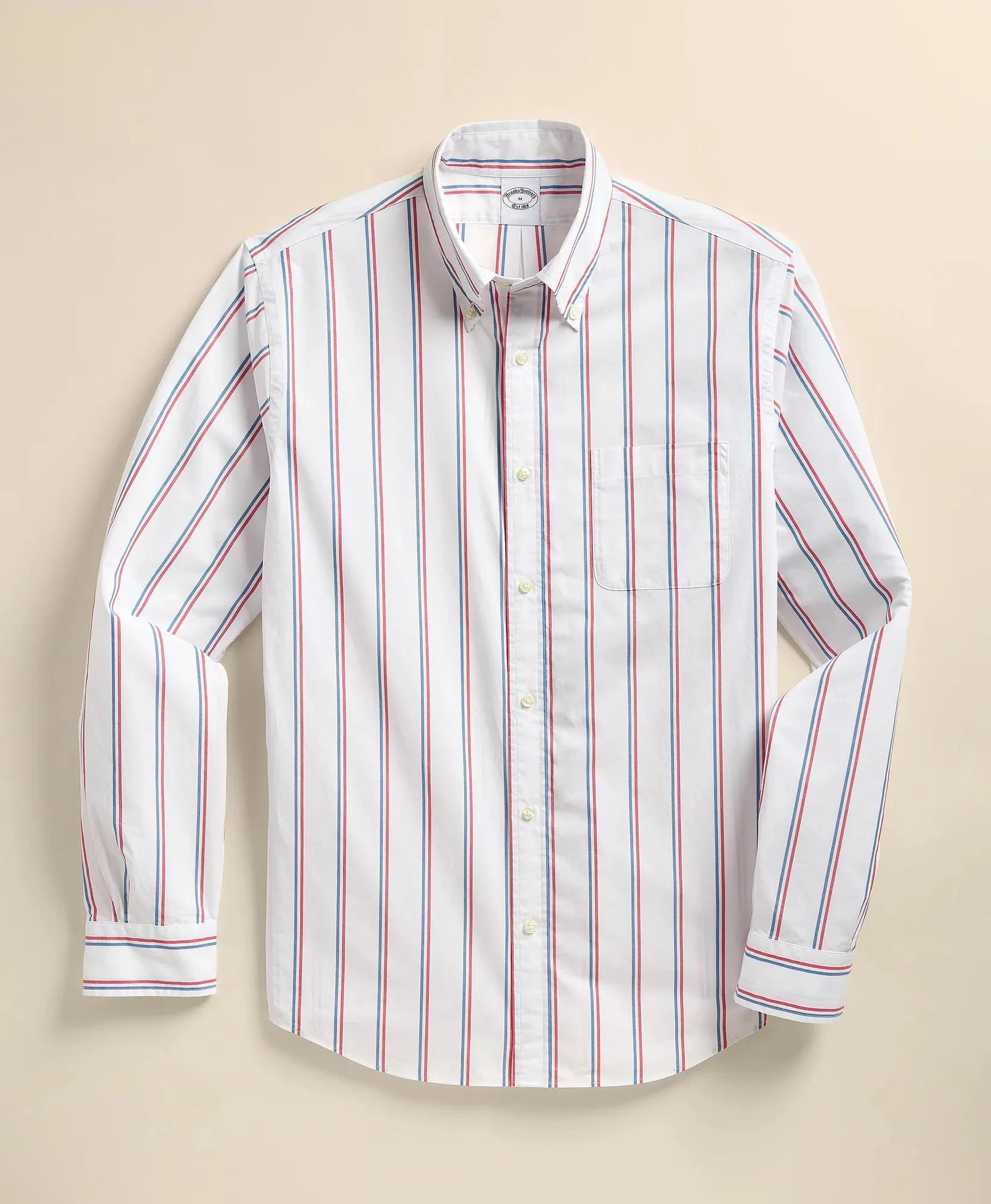 Friday Shirt, Poplin Ribbon Stripe - 1