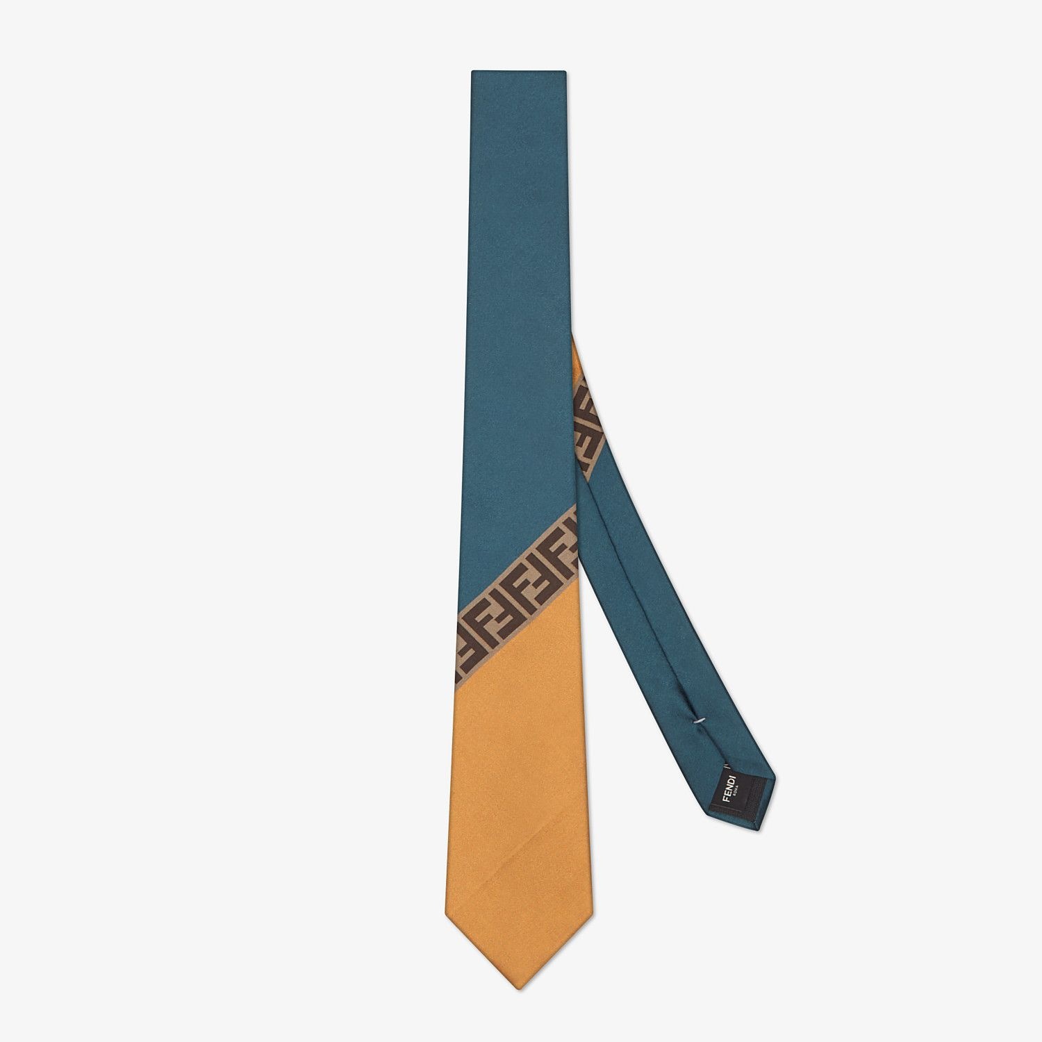 Multicolor silk tie - 1