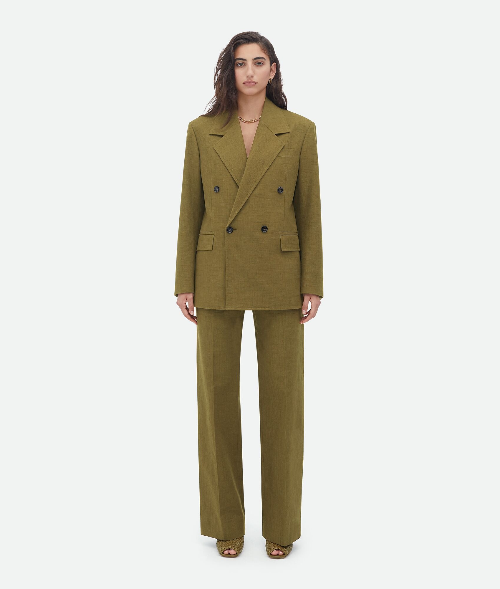 textured cotton jacket - 1