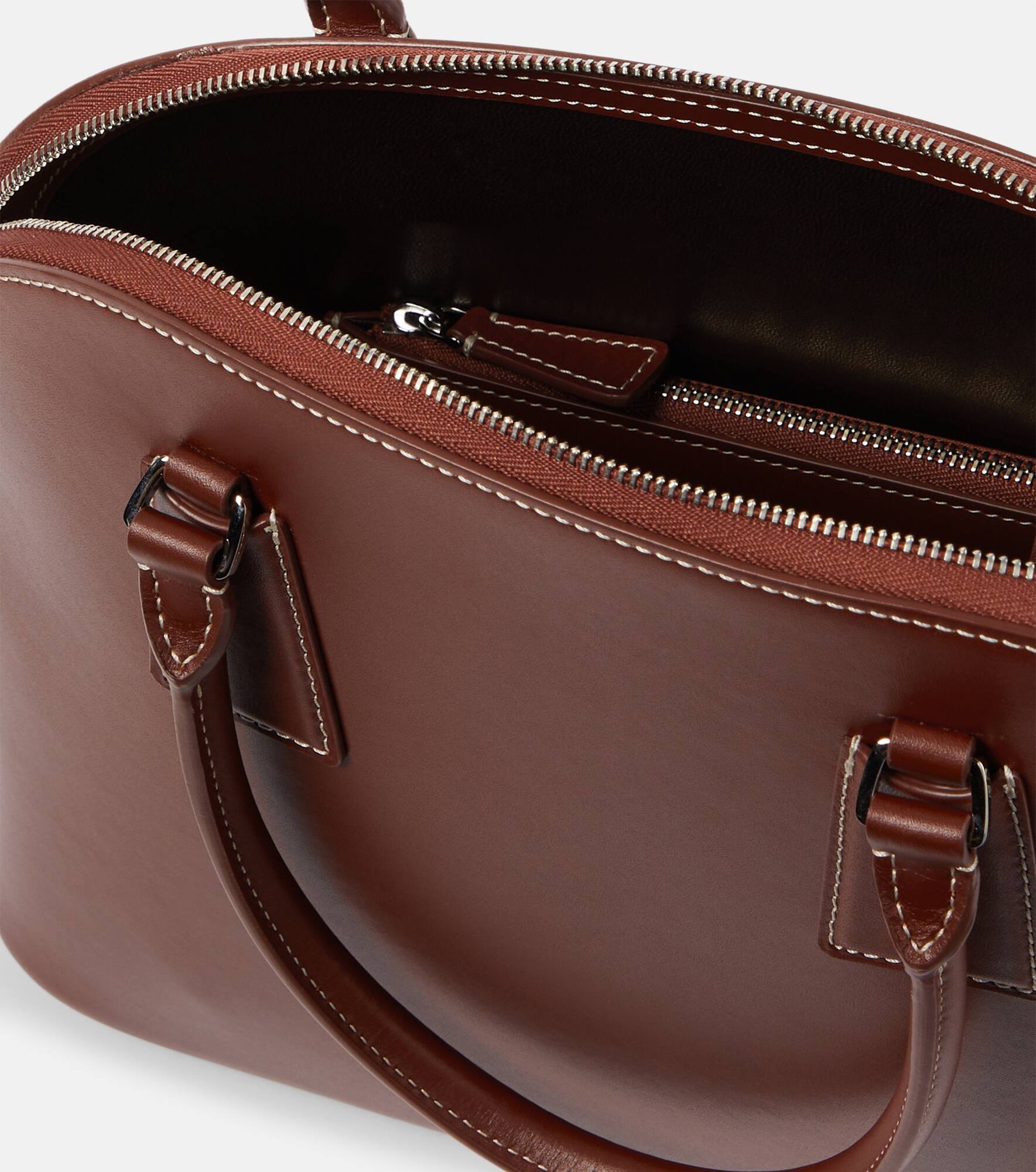 Nina Small leather tote bag - 3