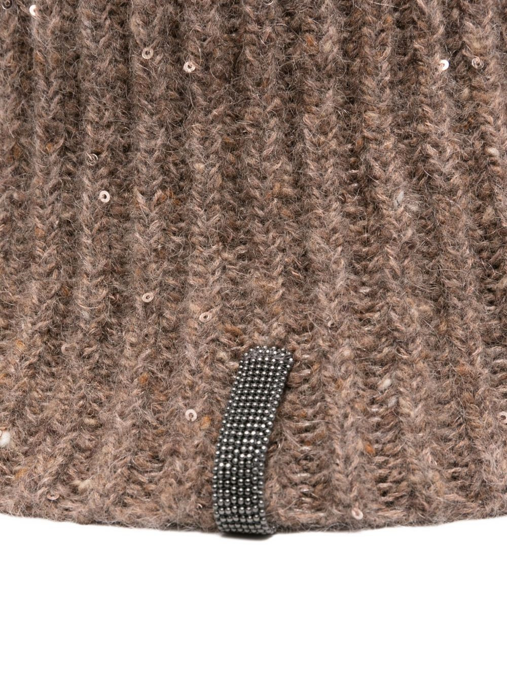 ribbed sequin-embellished bucket hat - 2