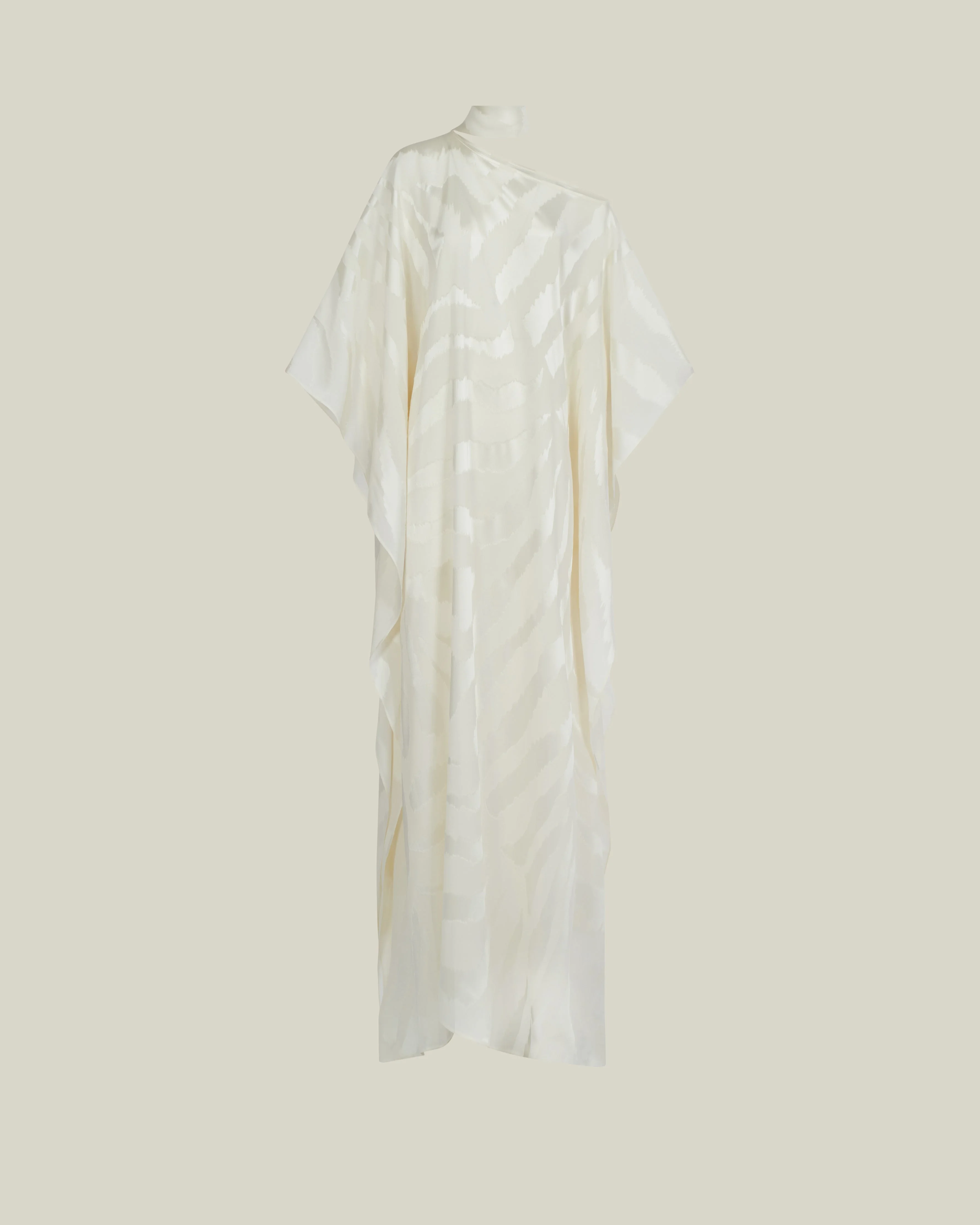 Streep Kaftan in Ivory - 1