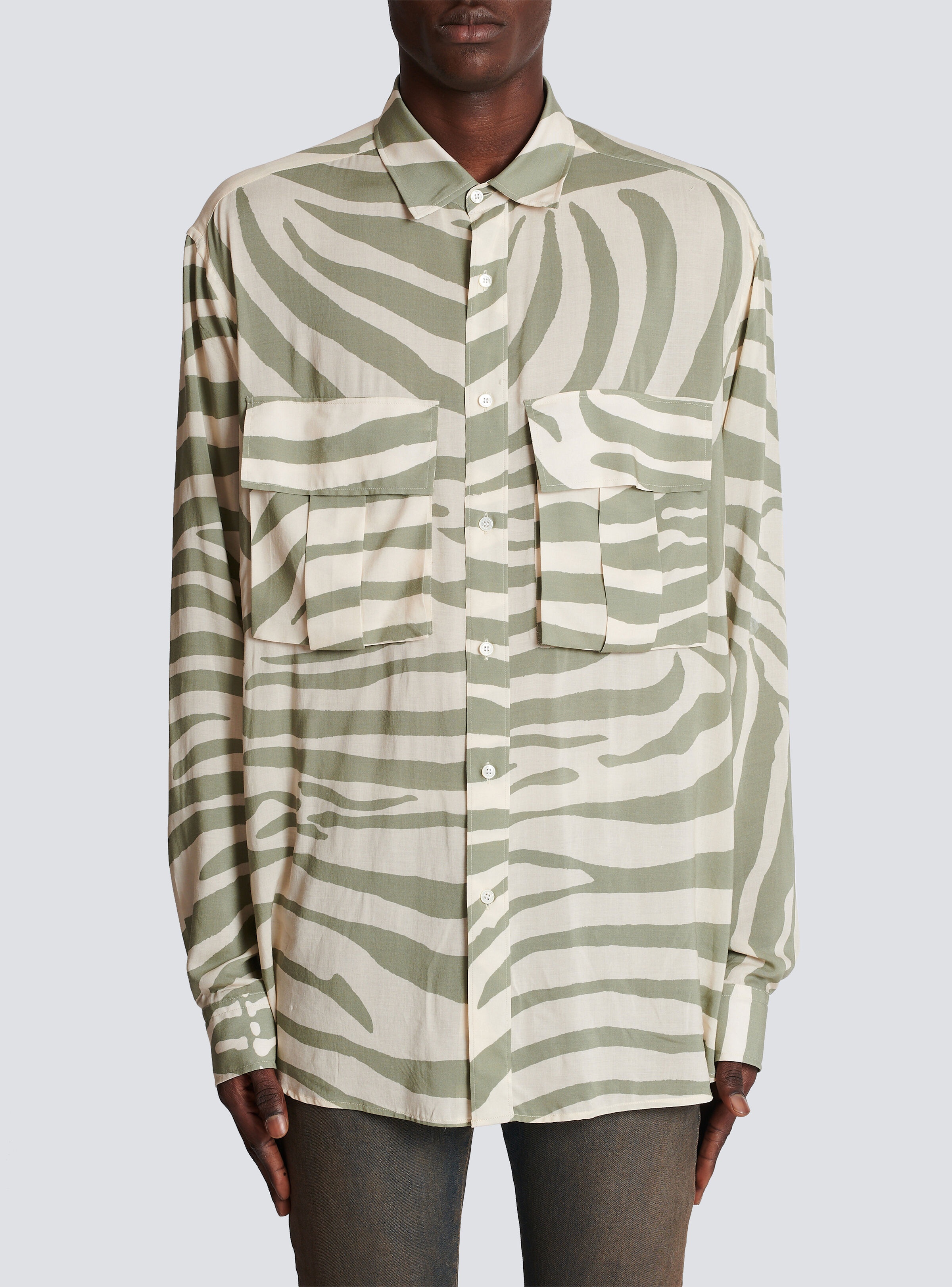 Zebra print shirt - 5