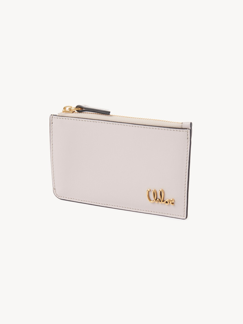 Chloé SMALL CHLOÉ ICONIC PURSE WITH CARD SLOTS IN GRAINED LEATHER outlook
