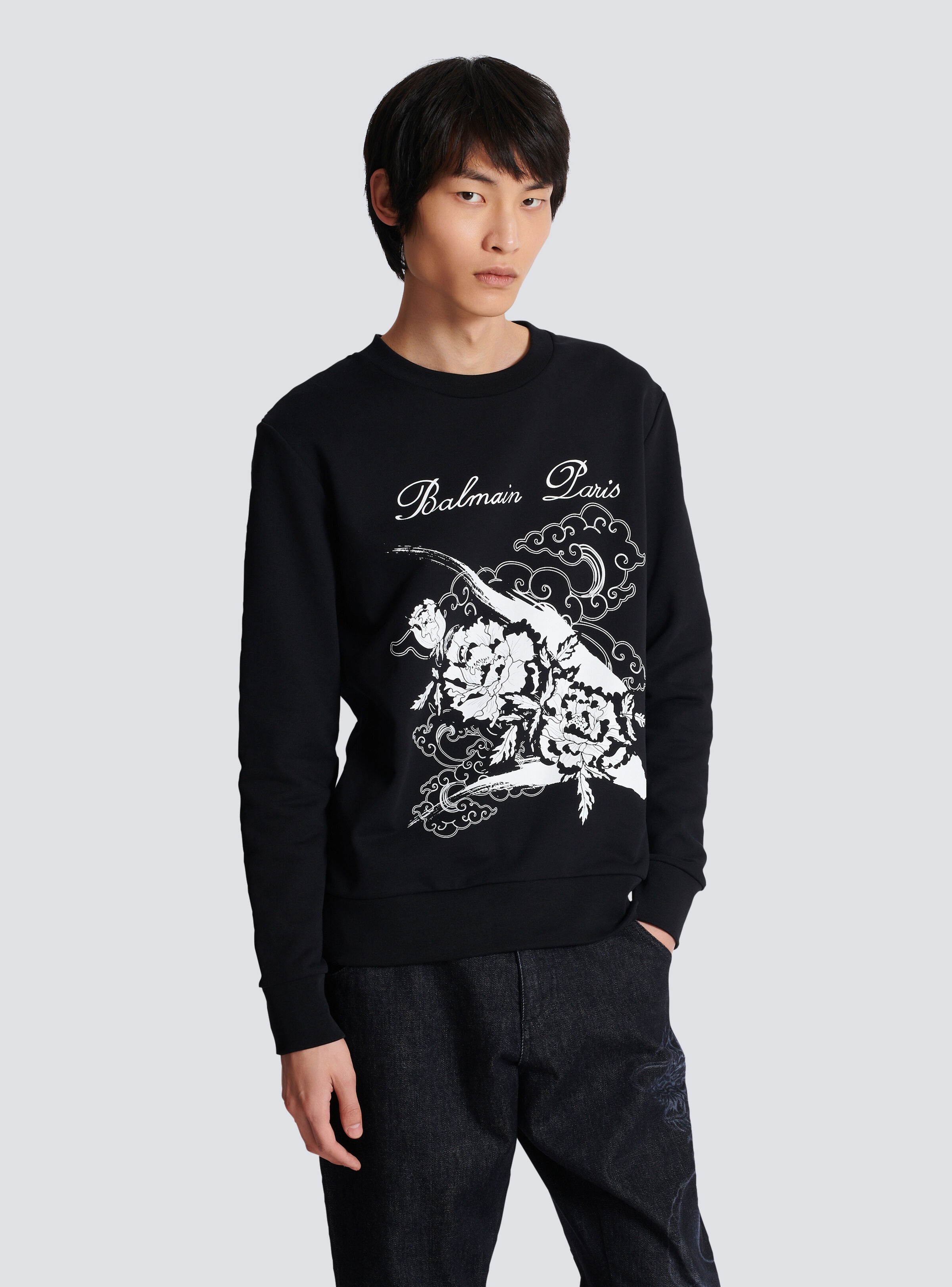 Flower print sweatshirt - 6