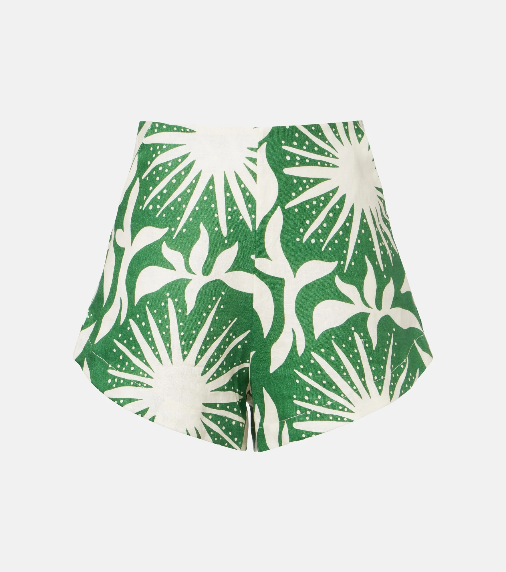 Bahamas printed linen shorts - 1