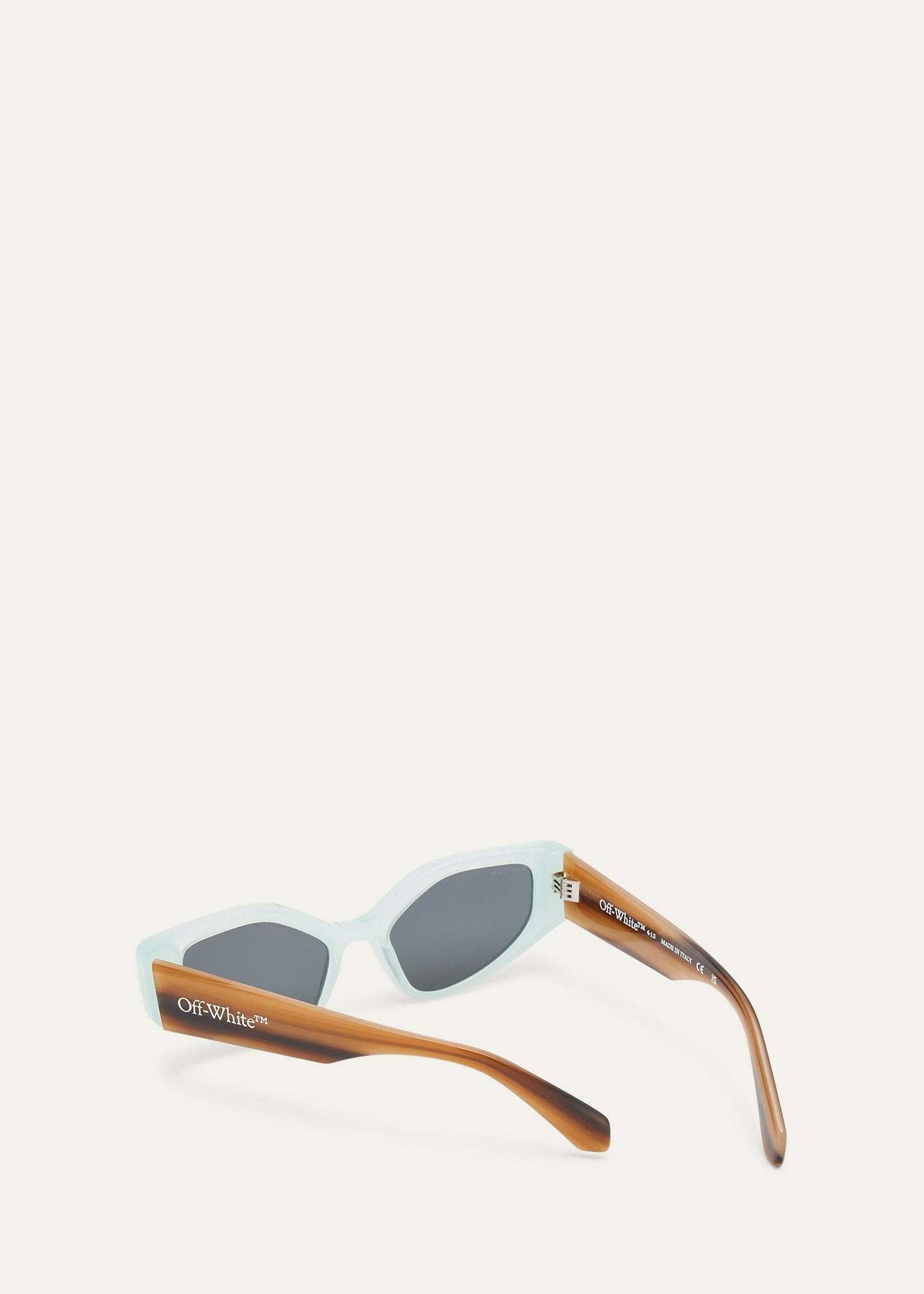 Memphis Beveled Acetate Cat-Eye Sunglasses - 2
