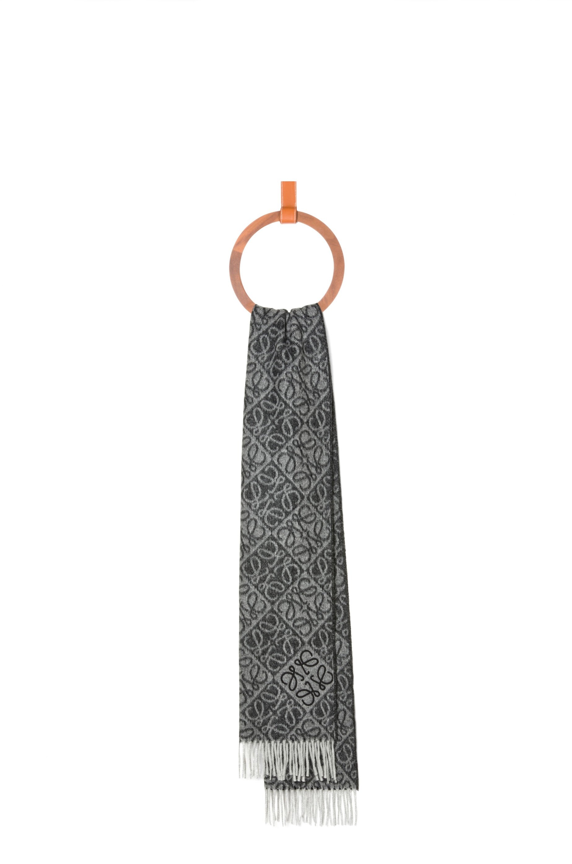 Anagram scarf in wool and cashmere - 2