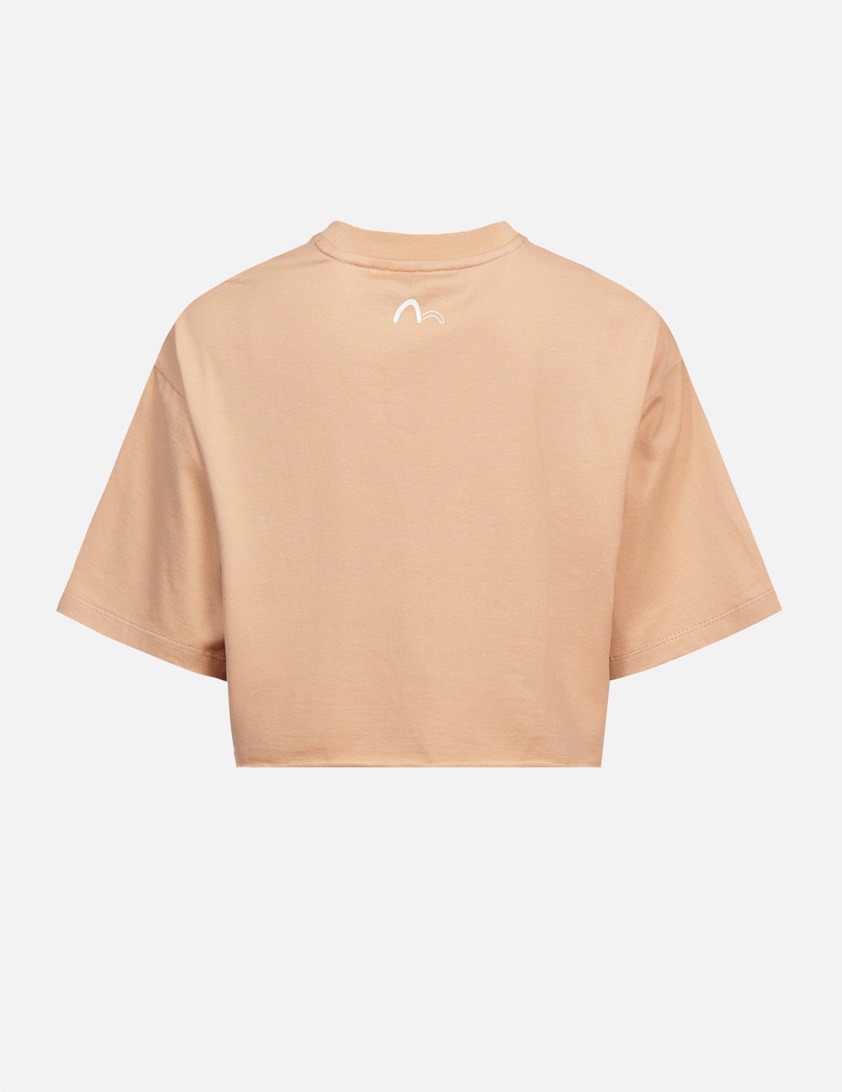 Logo Print Tie Front Drop-shoulder T-shirt - 2