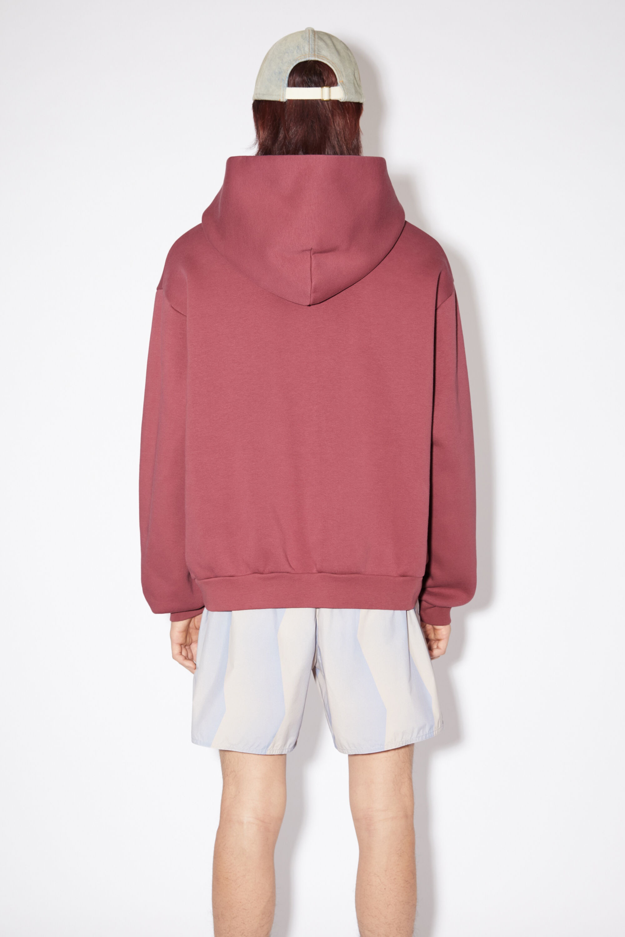 Hooded sweater - Rosewood red - 3