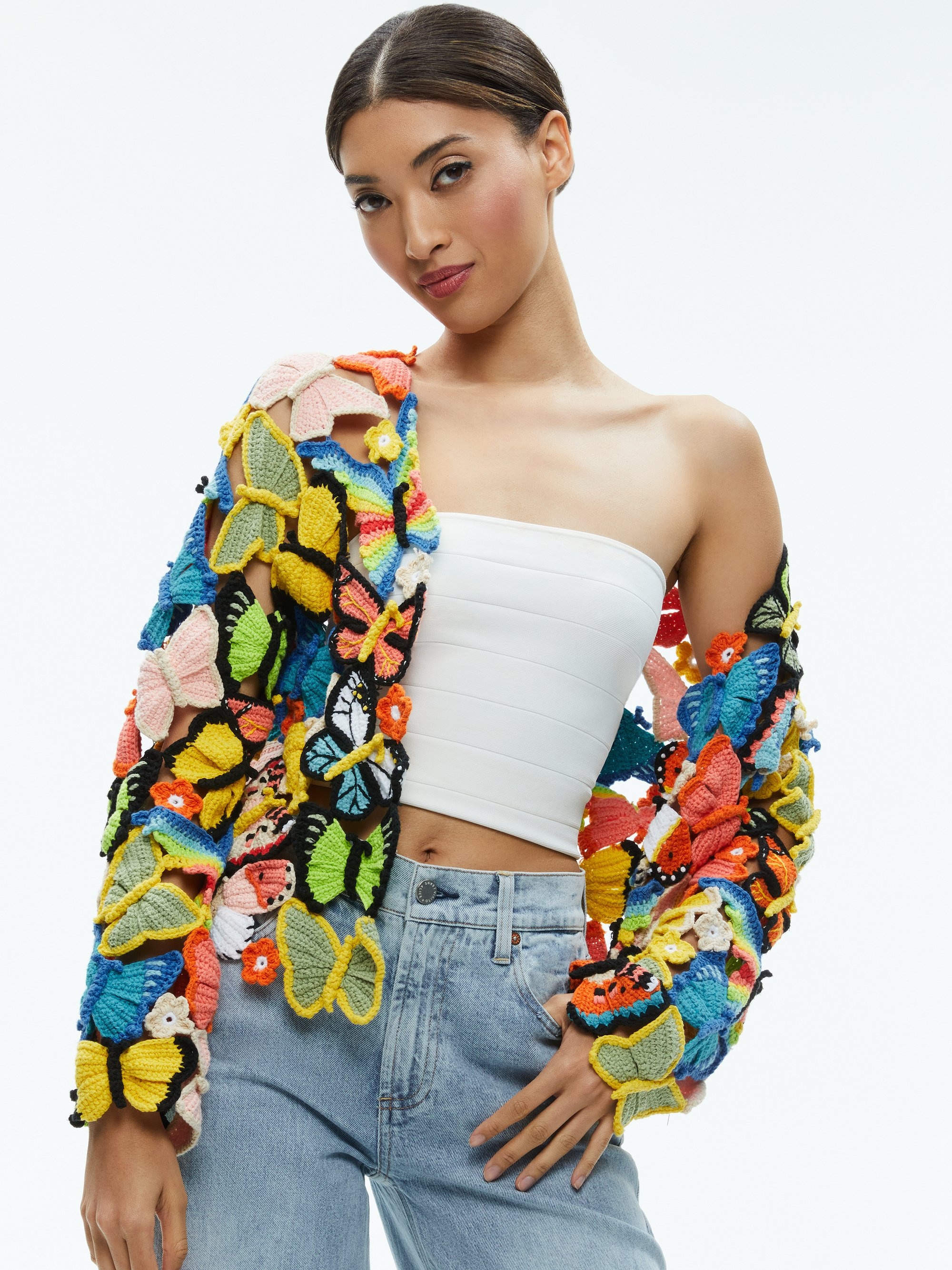 FAWN BUTTERFLY CROCHET JACKET - 3