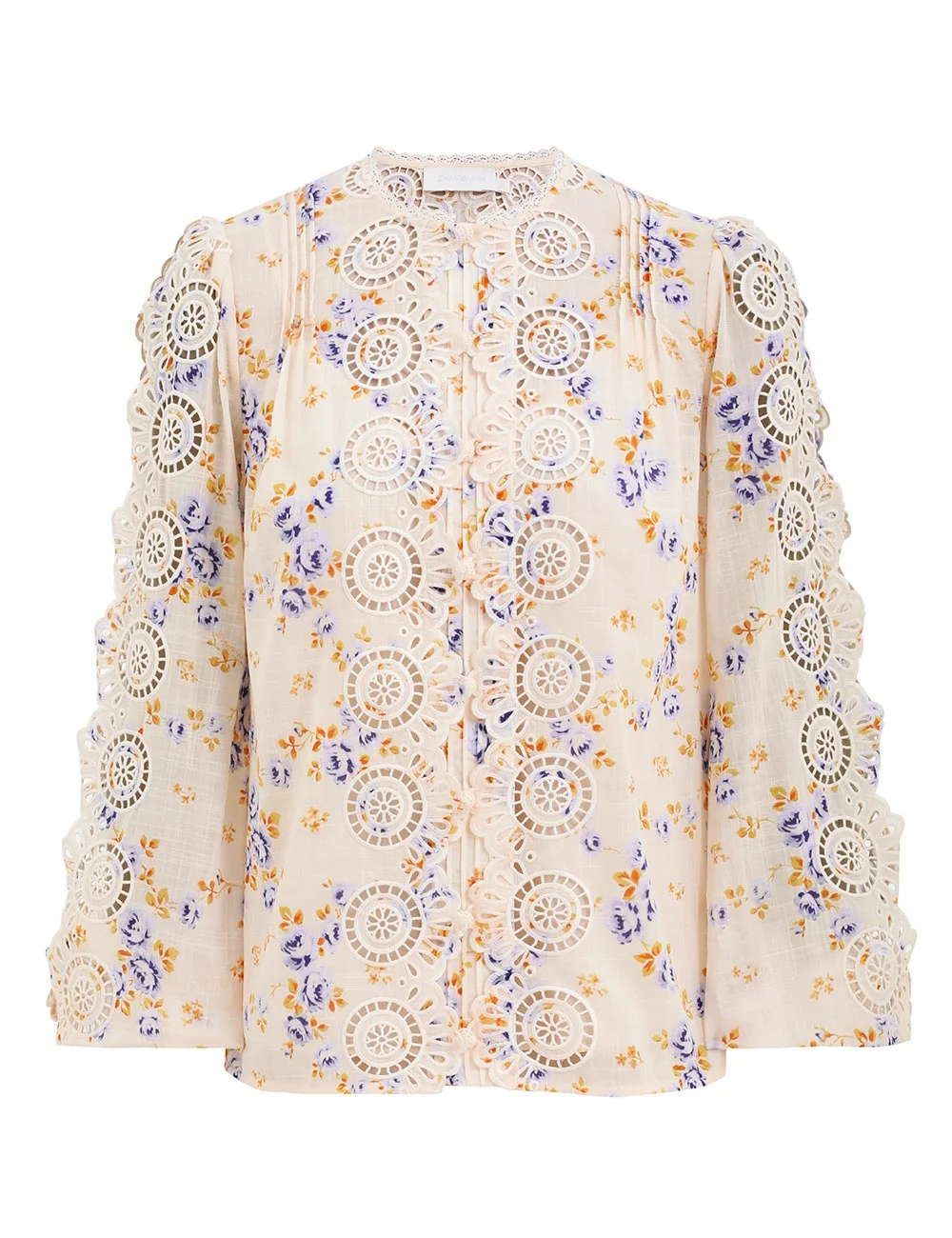 LUCKY EMBROIDERED BLOUSE - 1