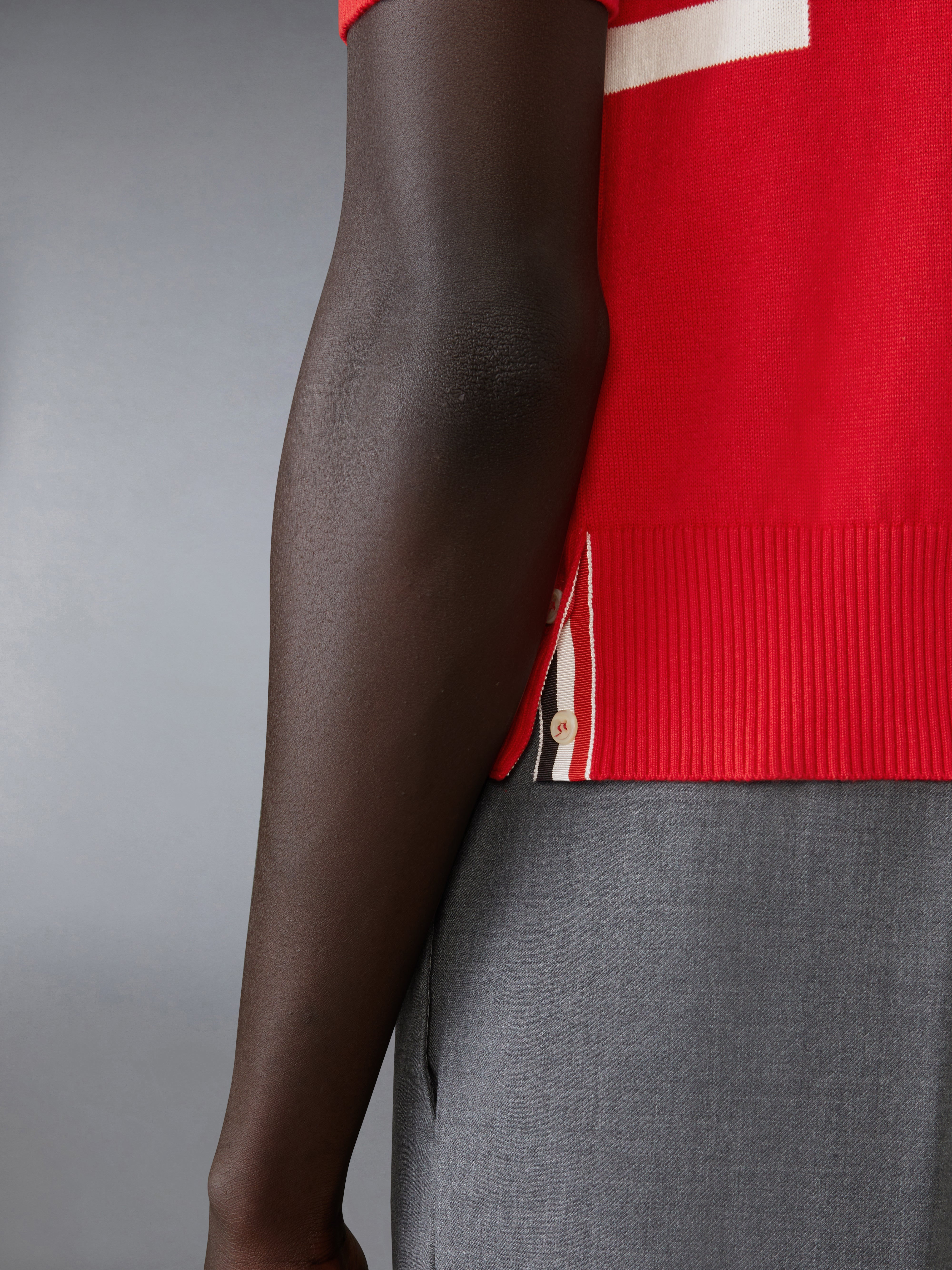 Cotton 4-Bar Relaxed Fit Polo - 6