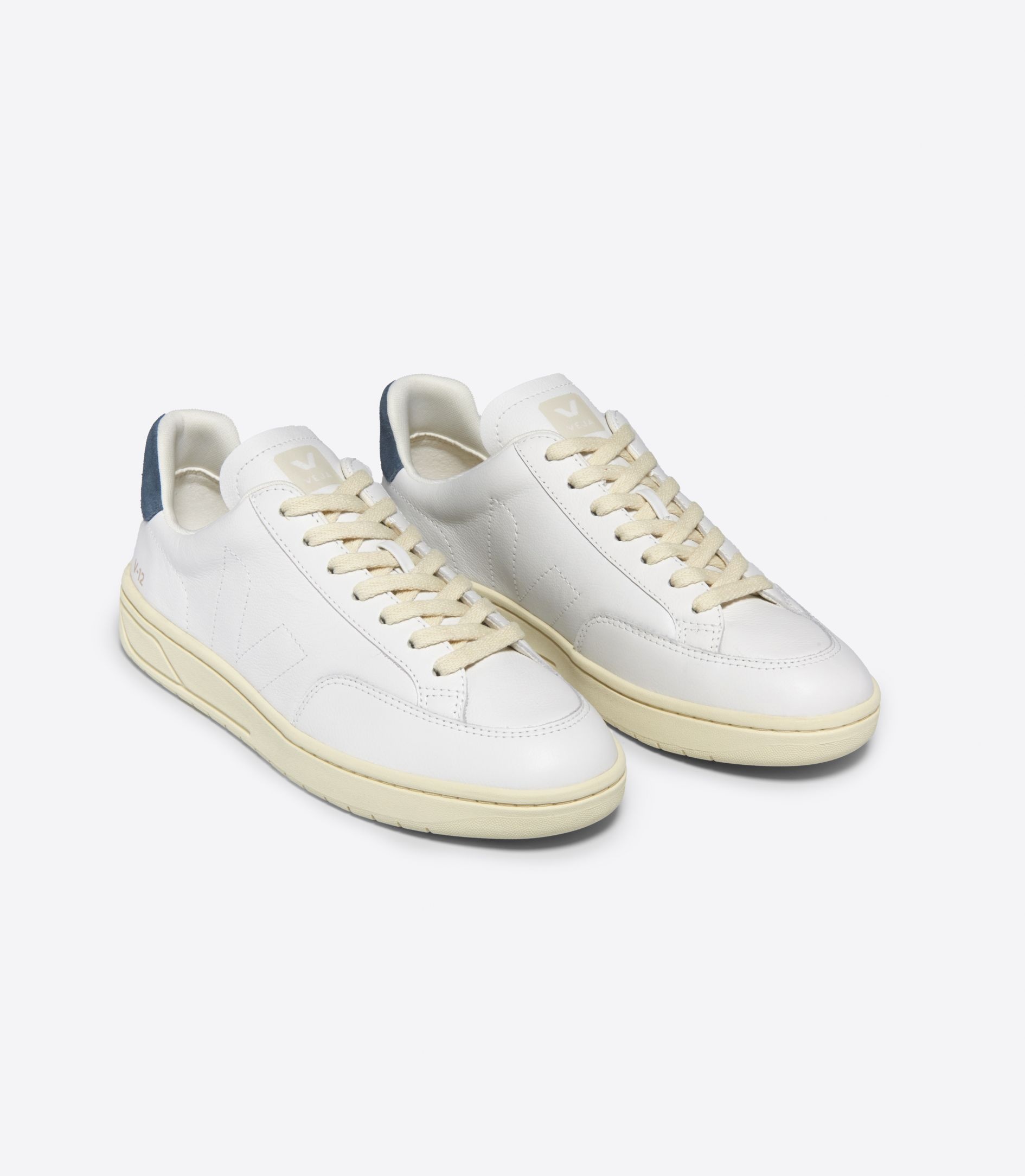 V-12 STITCH LEATHER WHITE CALIFORNIA - 2