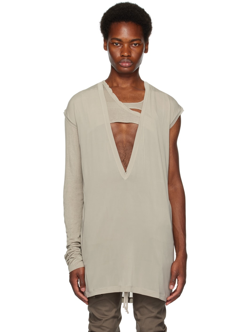 Rick Owens Off-White Dylan T-Shirt | REVERSIBLE