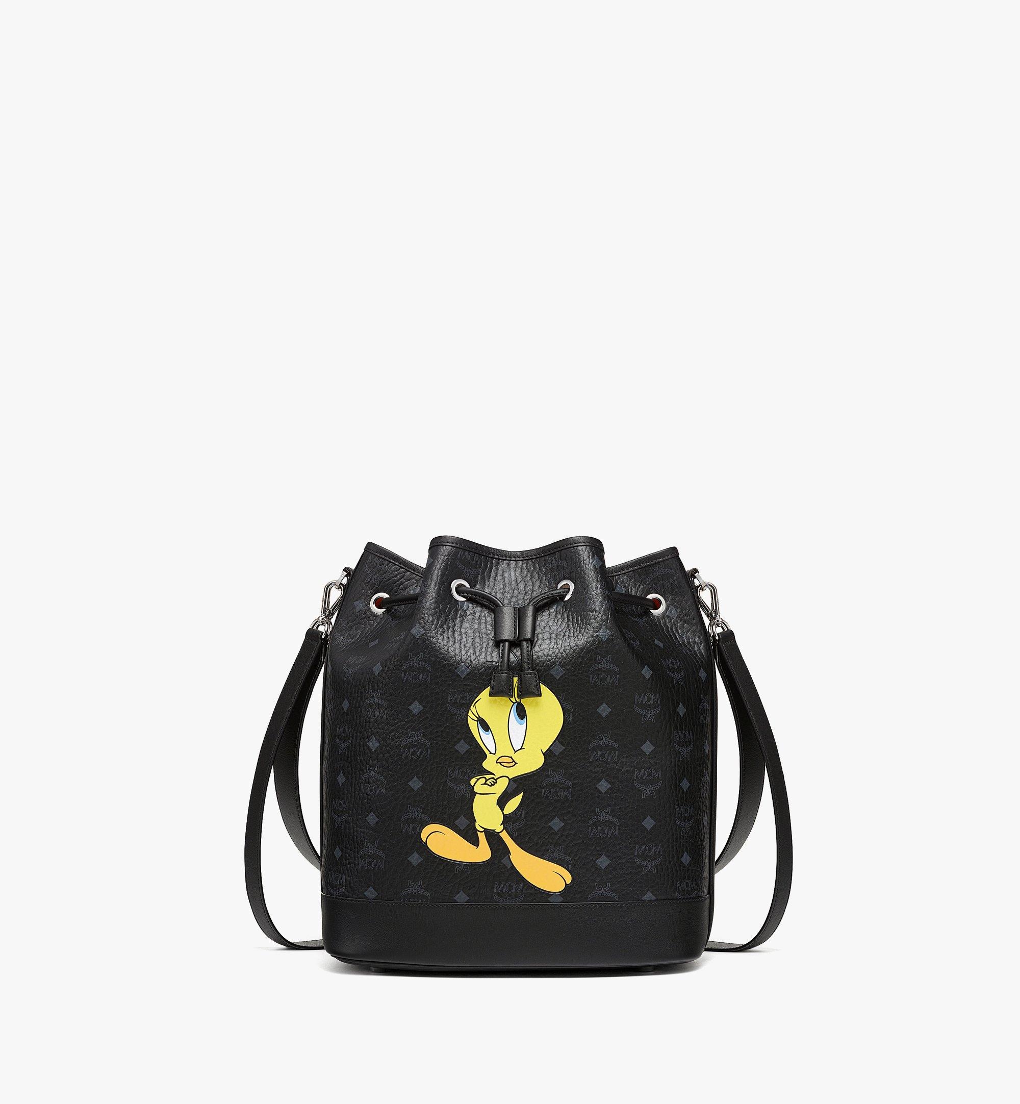 Looney Tunes x MCM  Dessau Drawstring Bag in Visetos - 1