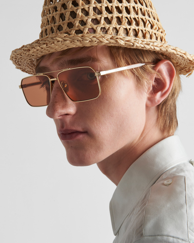 Prada Sunglasses with the Prada logo outlook