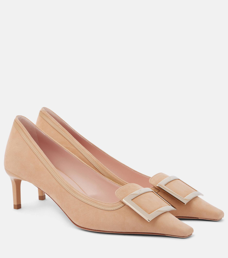 Viv' Canard 55 suede pumps - 1