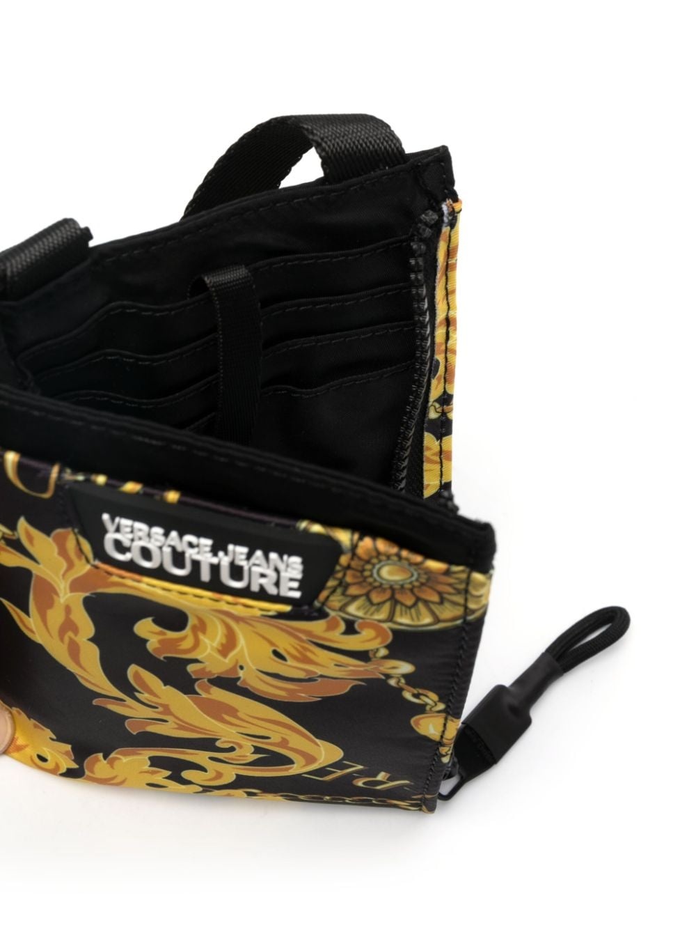 baroque-print shoulder bag - 5